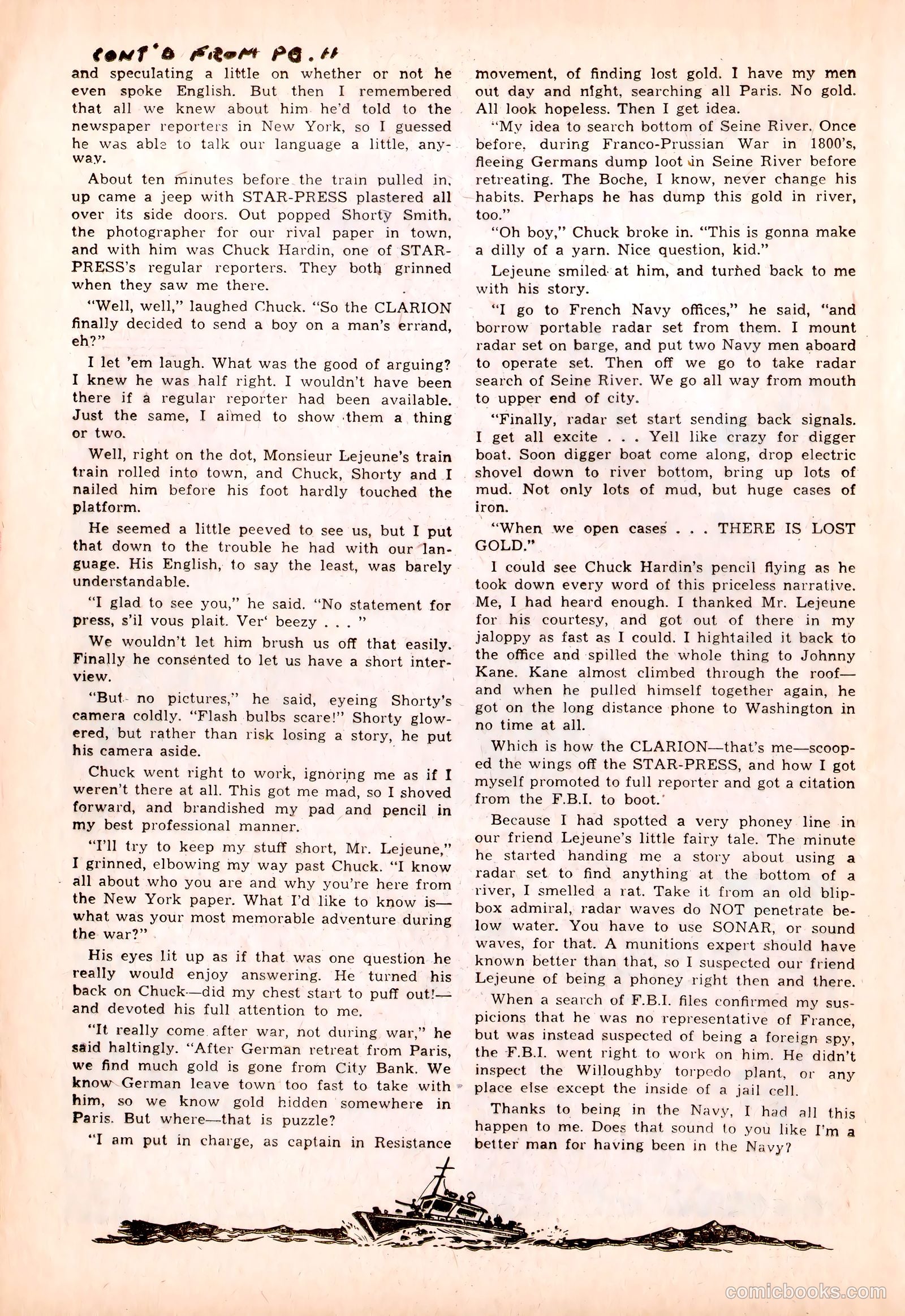 Men in Action #5 (1958) — page 20 of 36