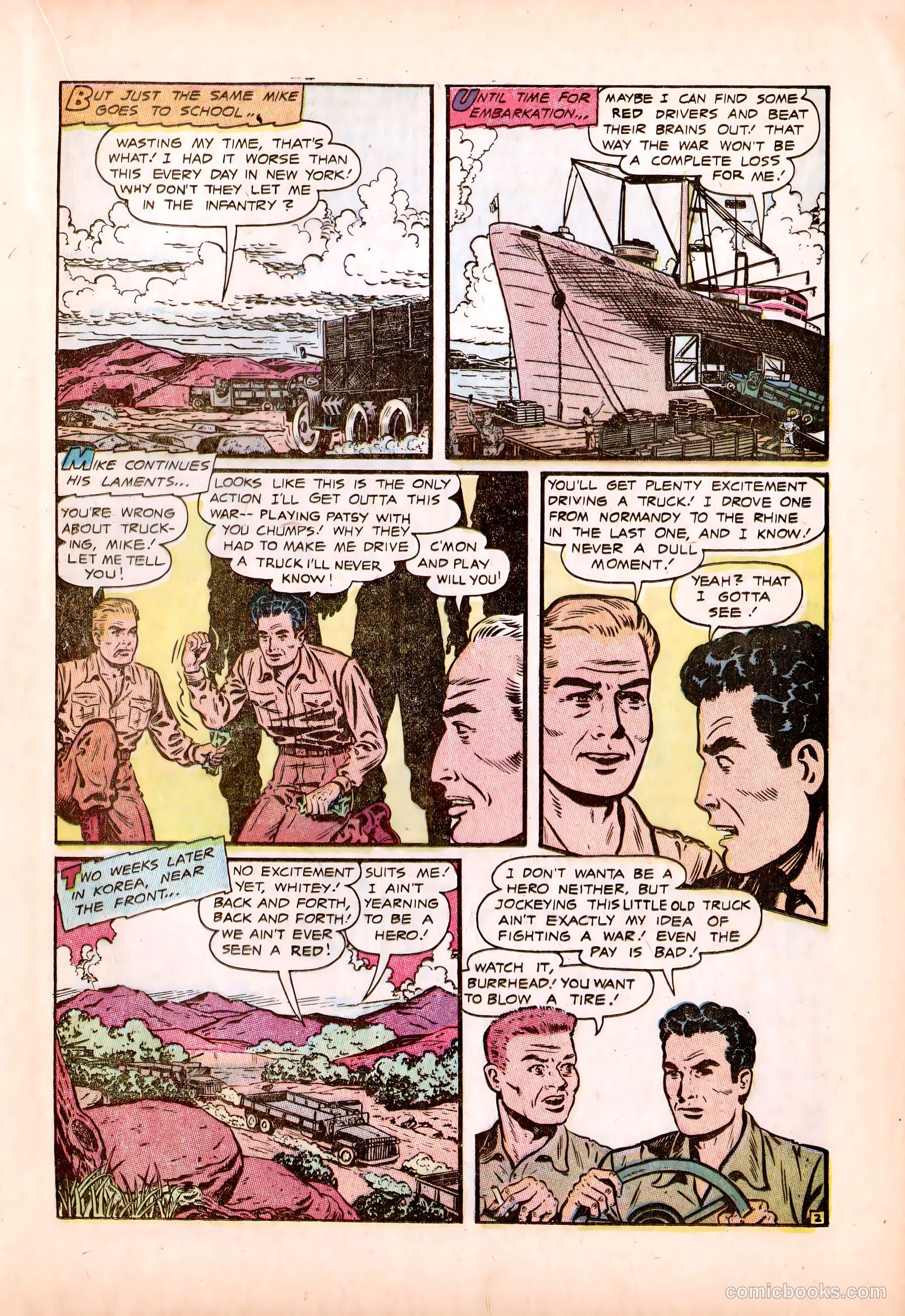 Men in Action #5 (1958) — page 21 of 36