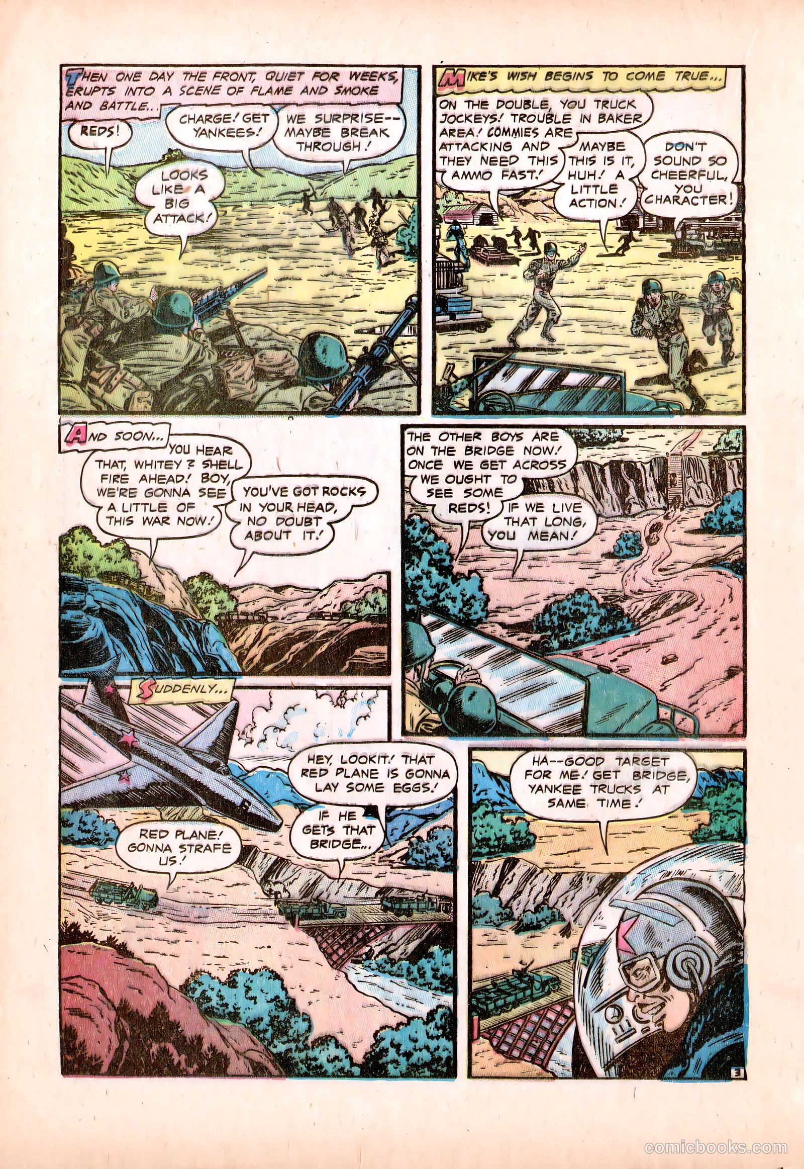 Men in Action #5 (1958) — page 22 of 36