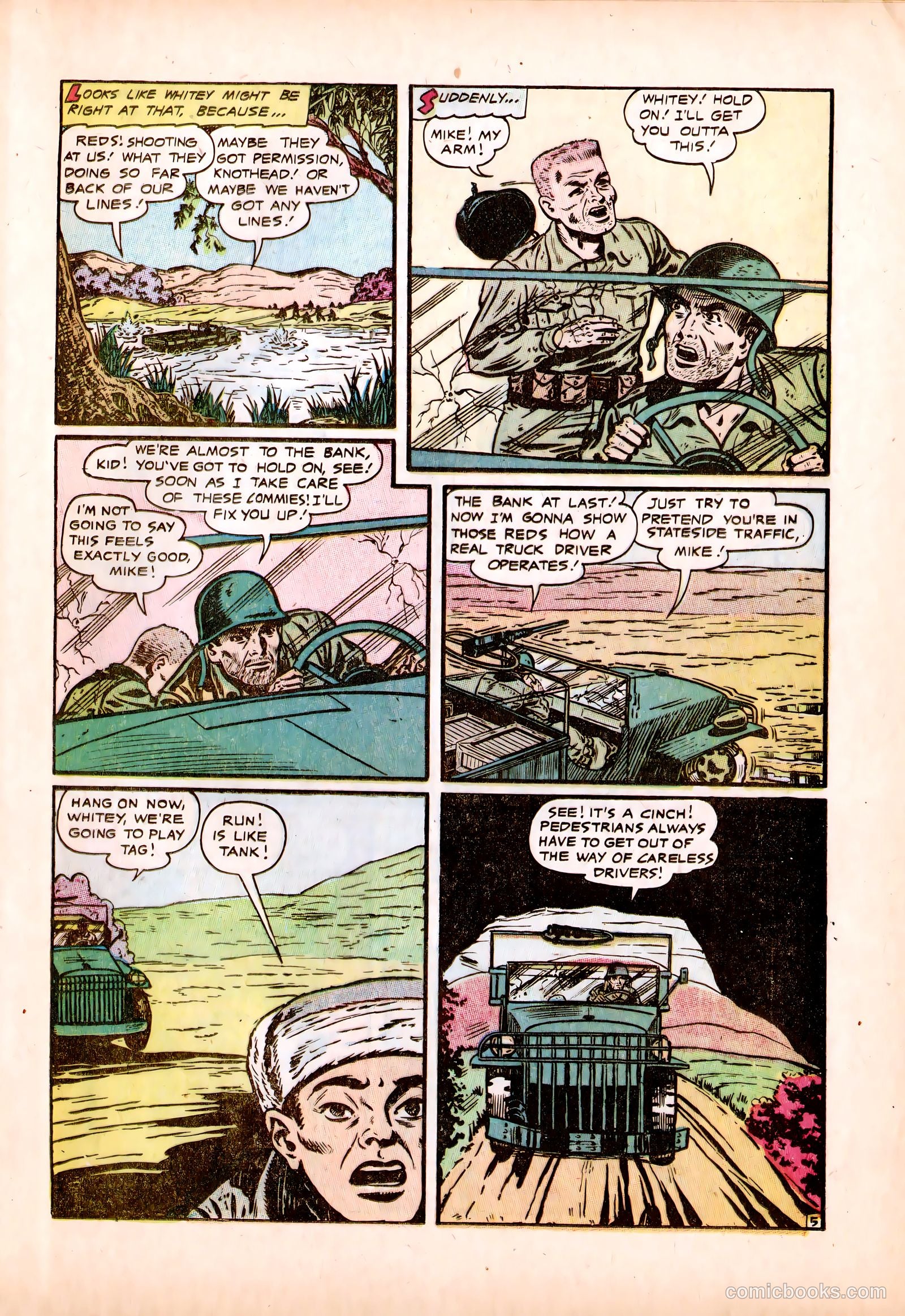 Men in Action #5 (1958) — page 25 of 36