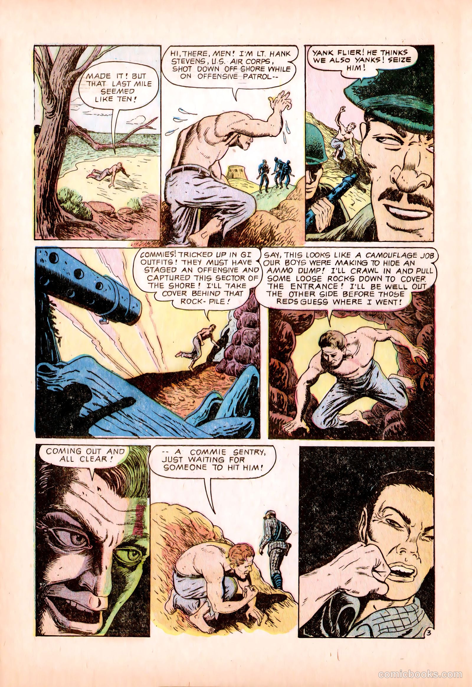 Men in Action #5 (1958) — page 30 of 36