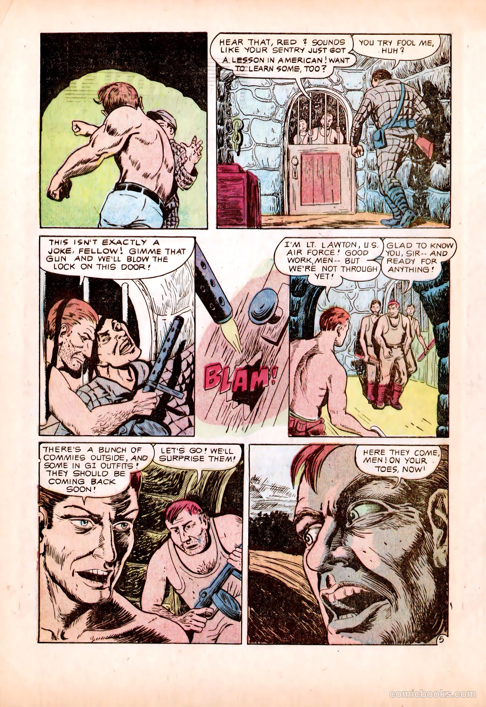 Men in Action #5 (1958) — page 32 of 36