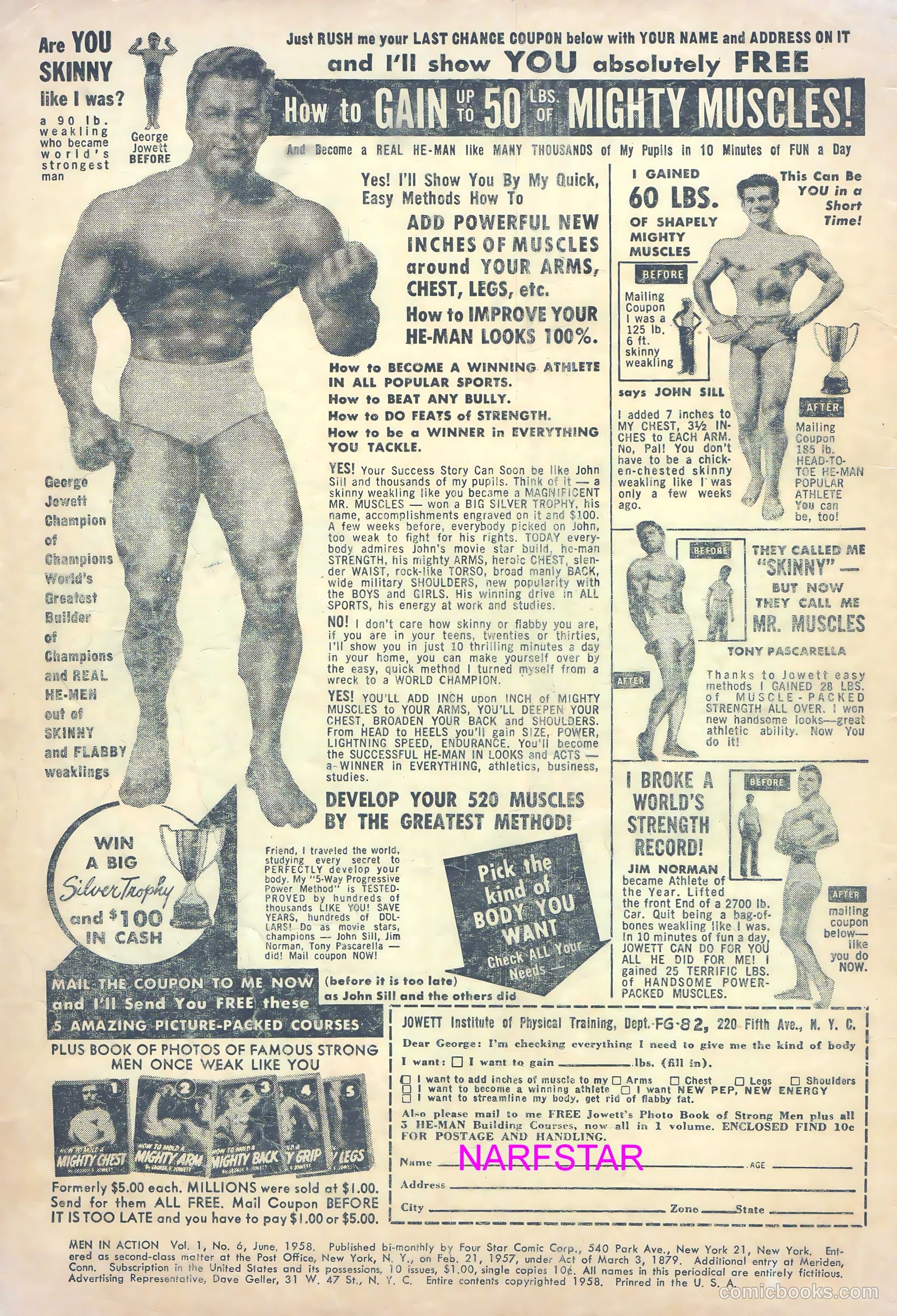 Men in Action #6 (1958) — page 2 of 36