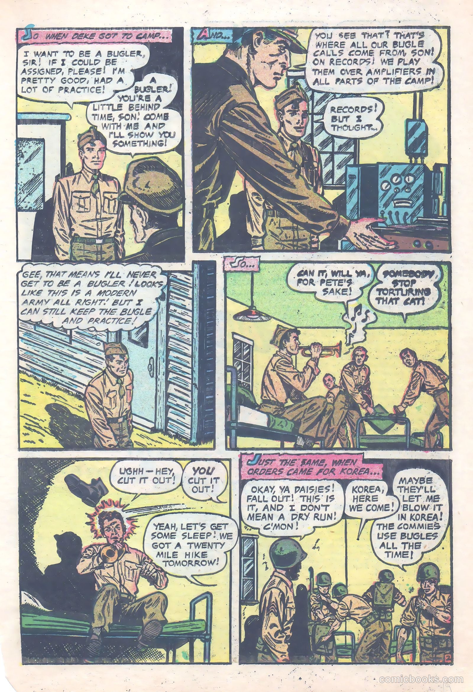 Men in Action #6 (1958) — page 19 of 36