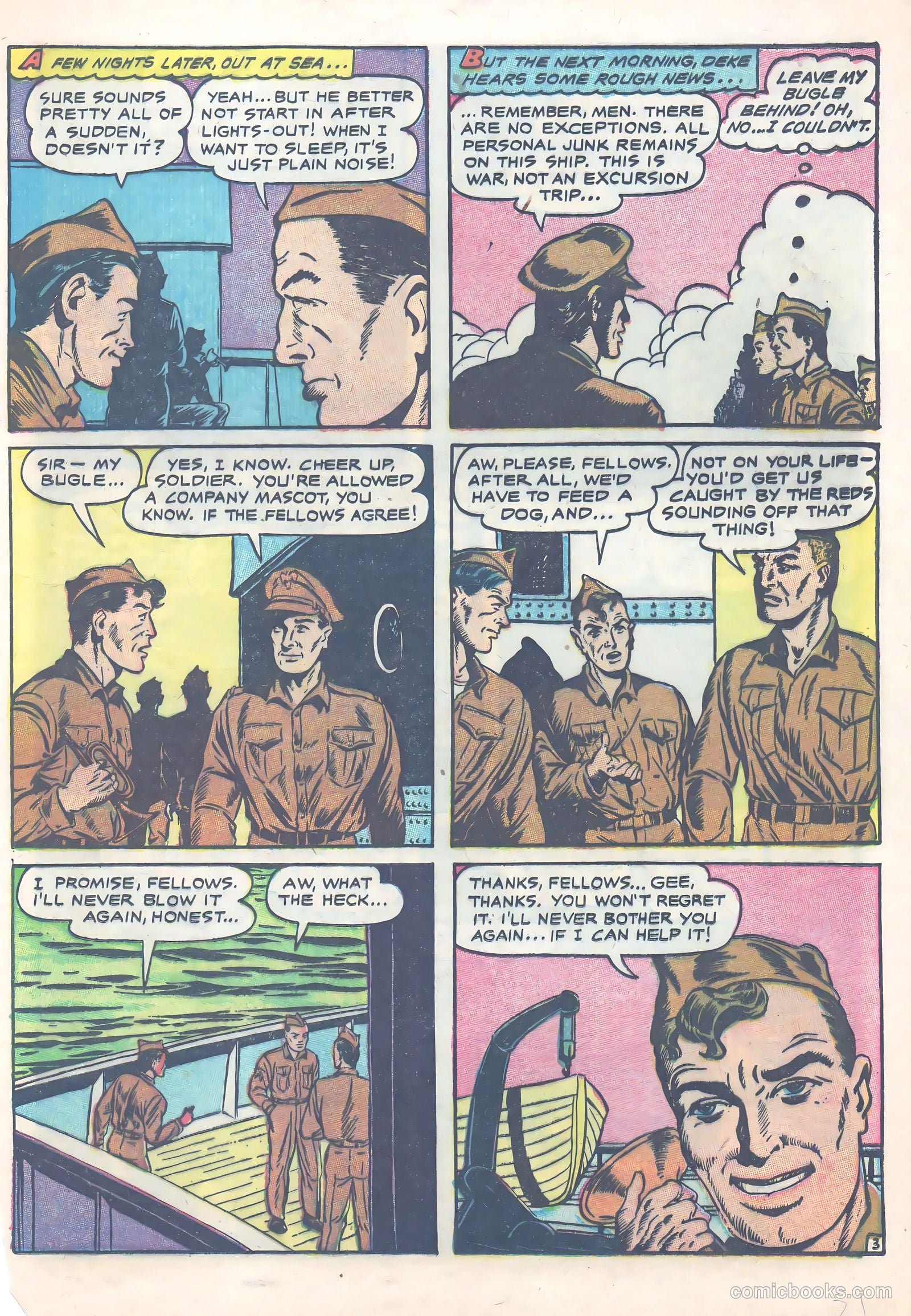 Men in Action #6 (1958) — page 21 of 36