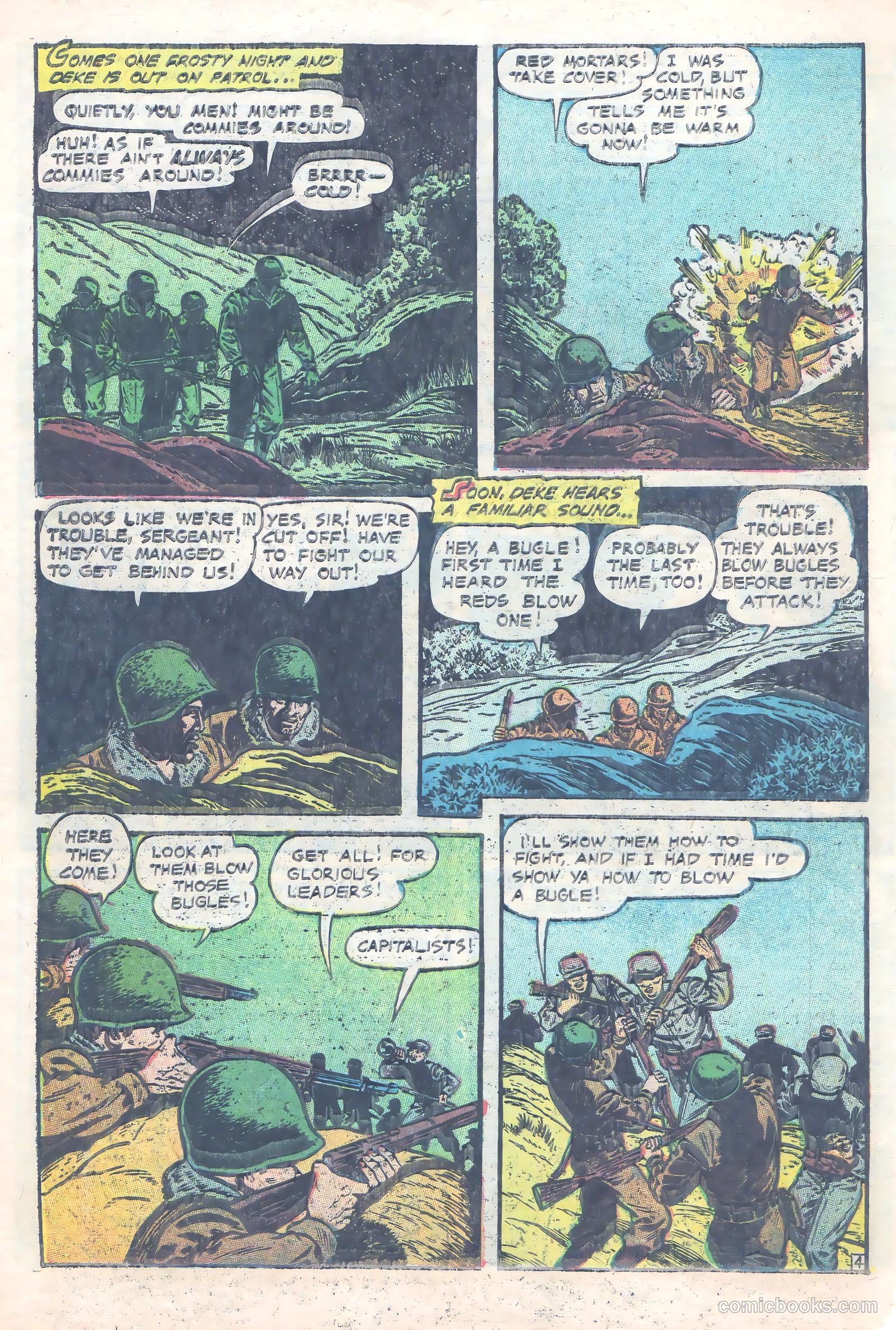 Men in Action #6 (1958) — page 22 of 36