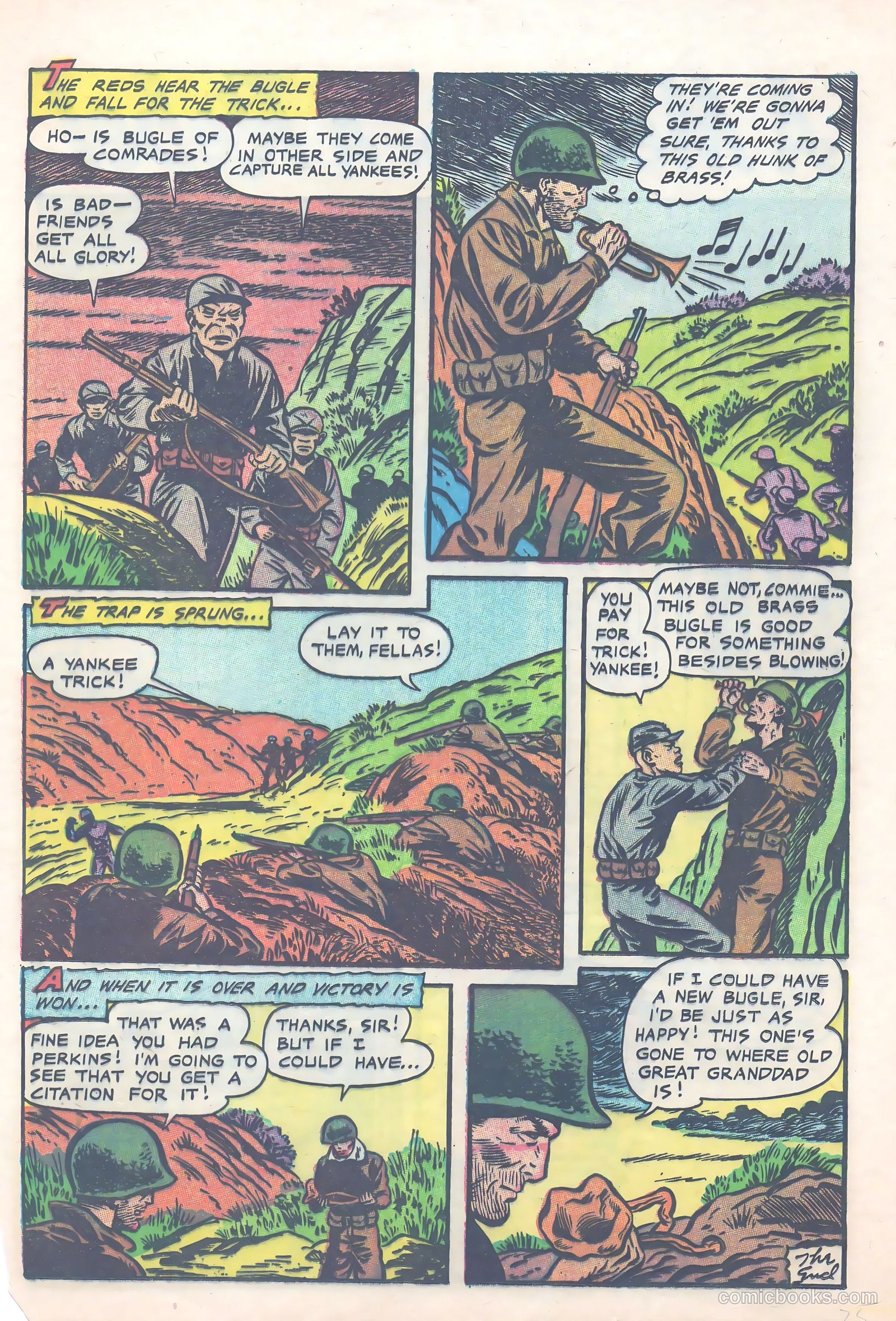 Men in Action #6 (1958) — page 25 of 36