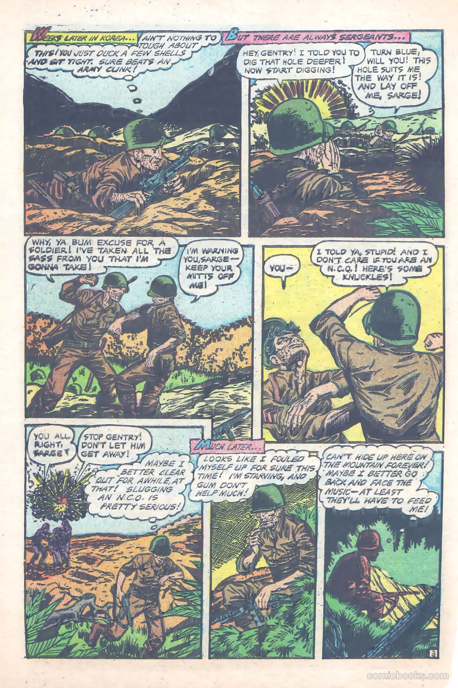Men in Action #6 (1958) — page 30 of 36