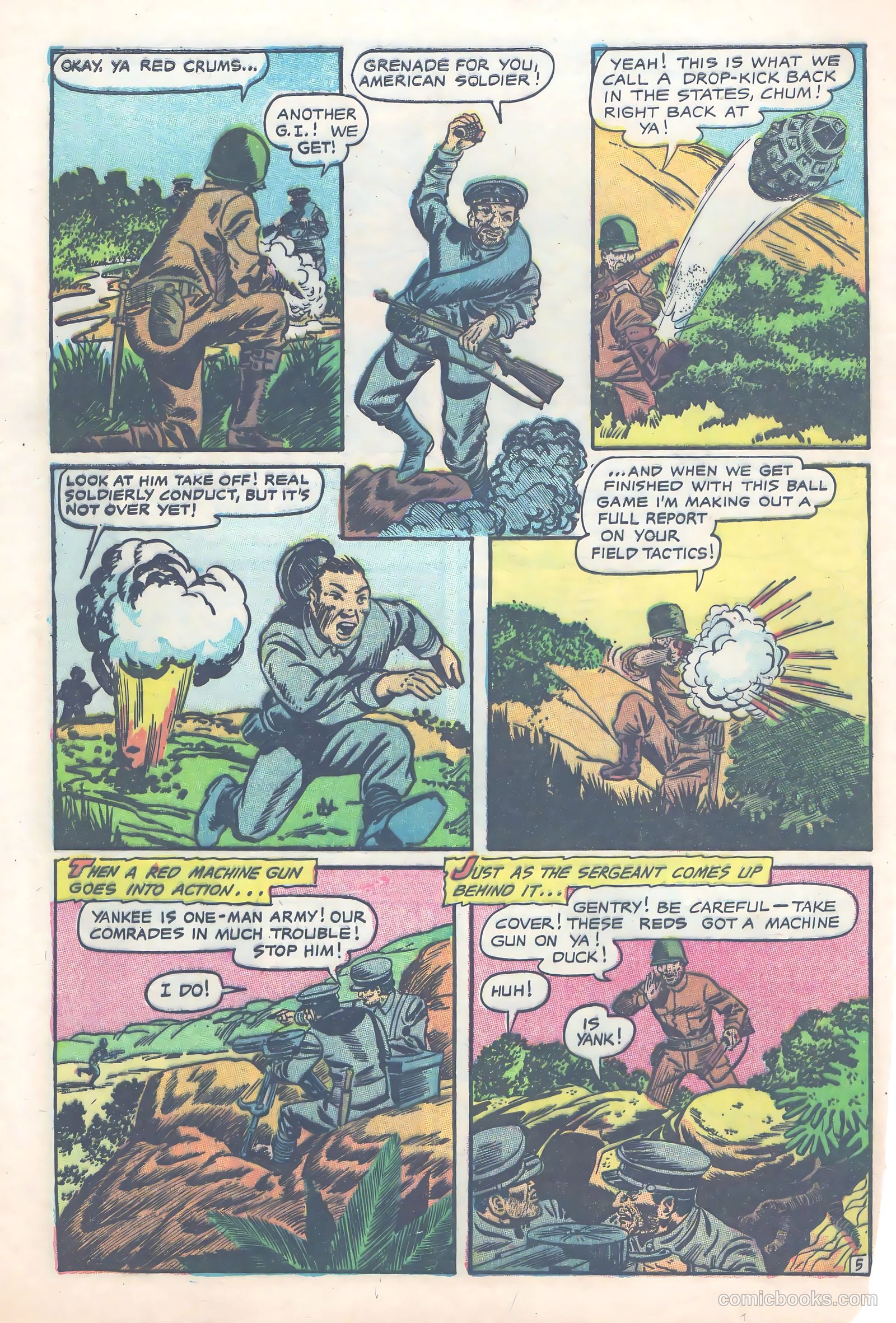 Men in Action #6 (1958) — page 32 of 36