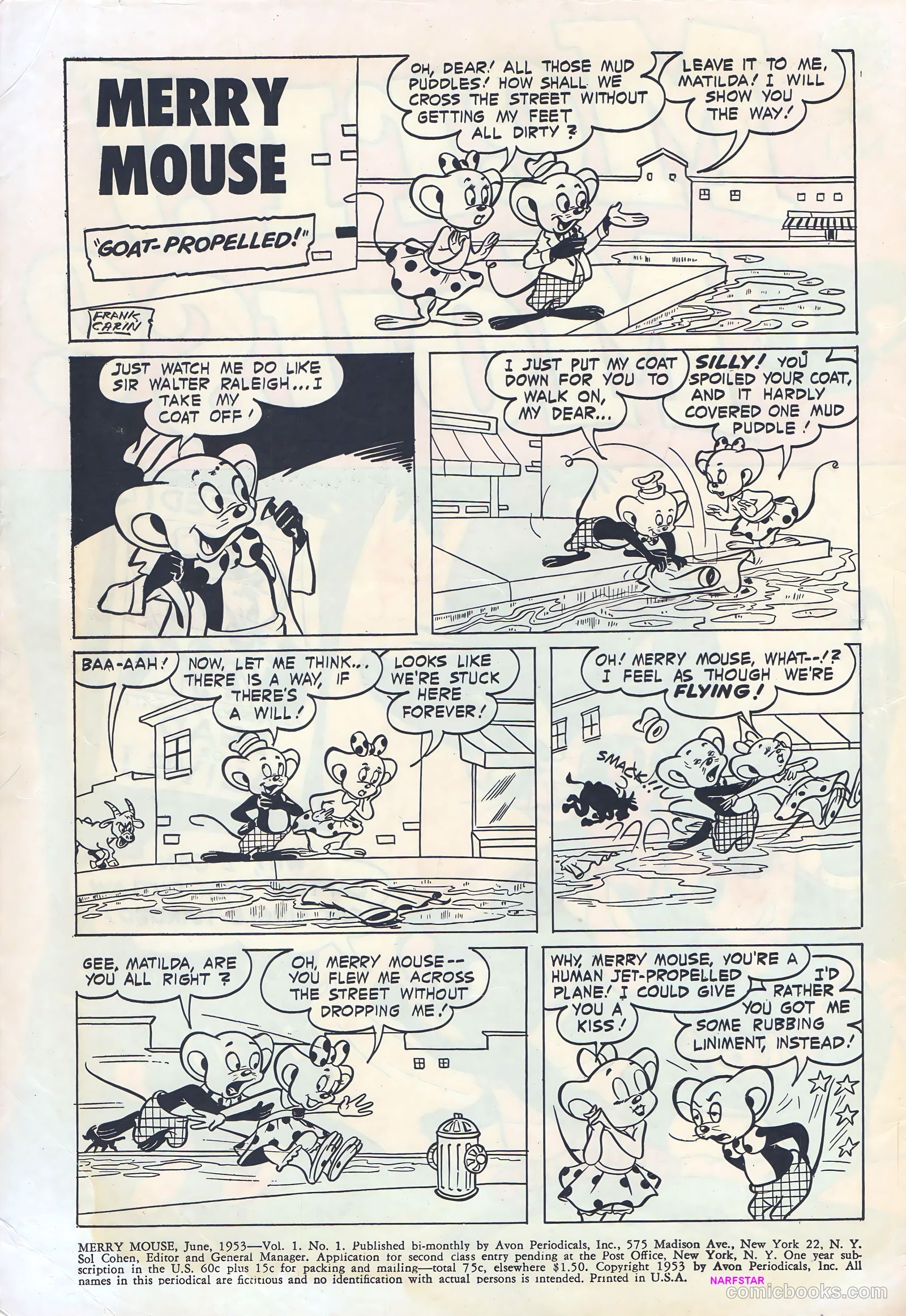 Merry Mouse #1 (1953) — page 3 of 37