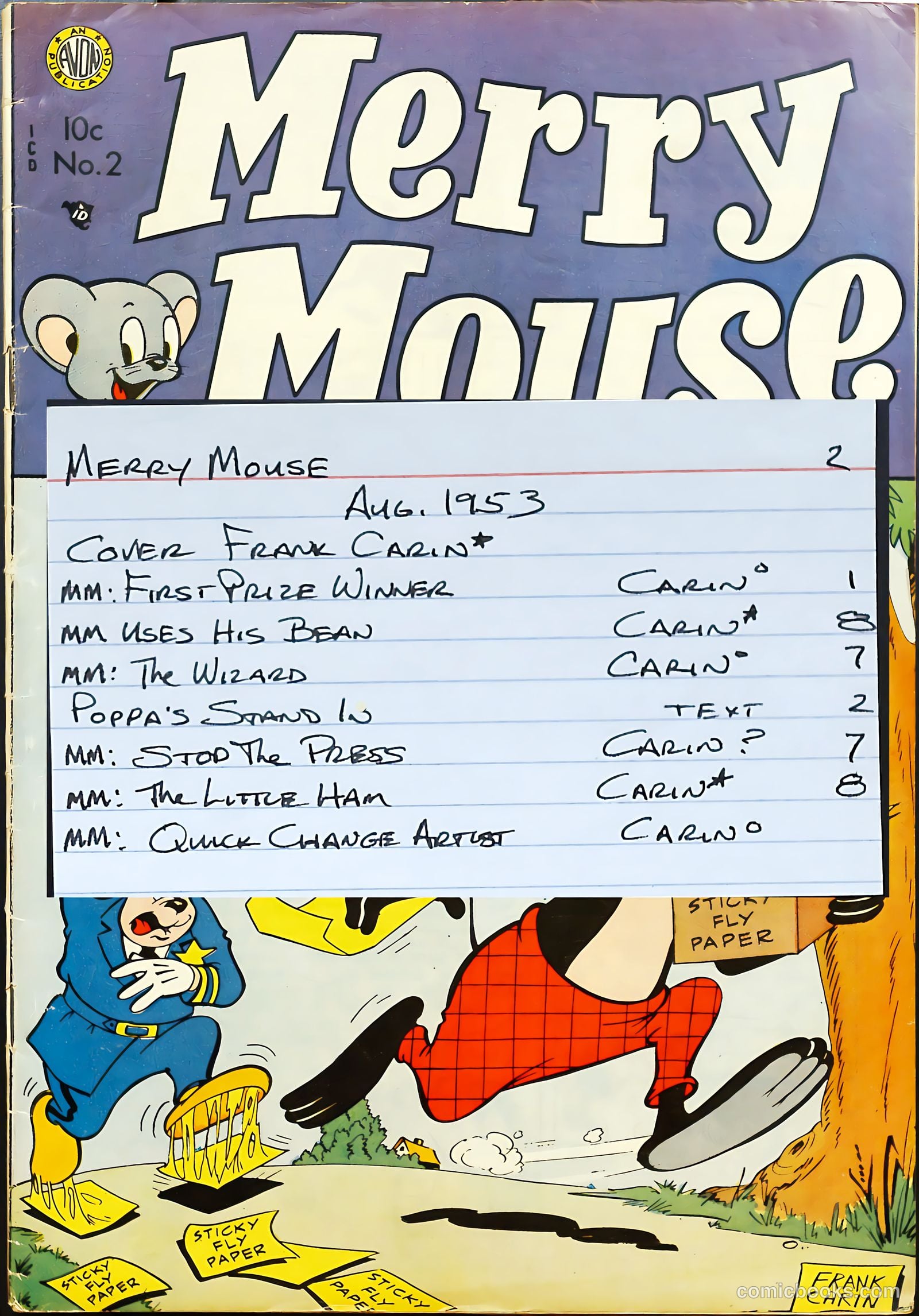 Merry Mouse #2 (1953) — page 37 of 37