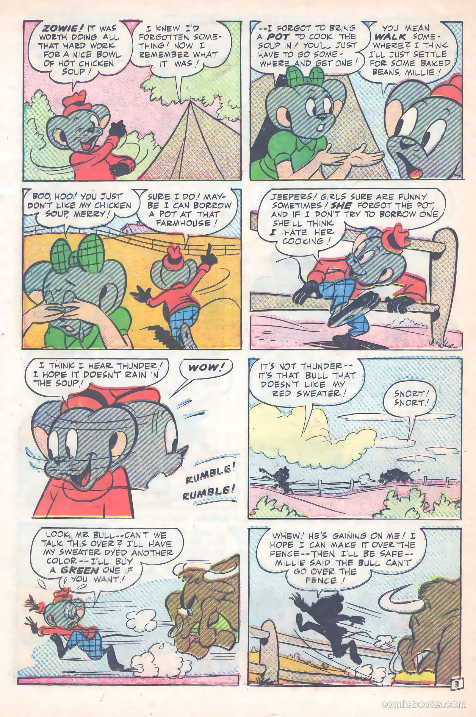 Merry Mouse #4 (1954) — page 23 of 37