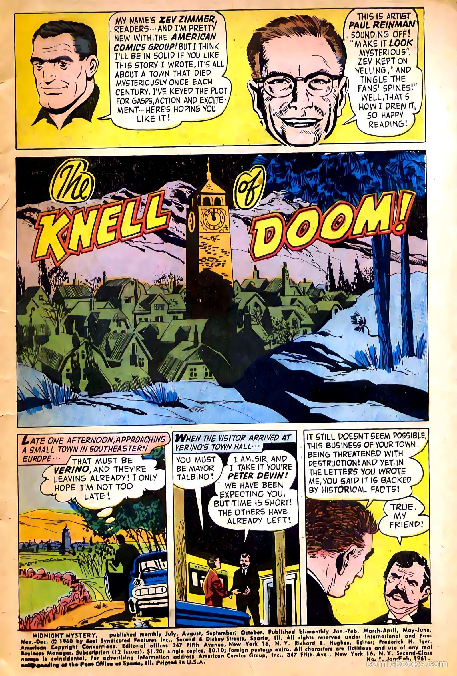 Midnight Mystery #1 (1961) — page 3 of 36