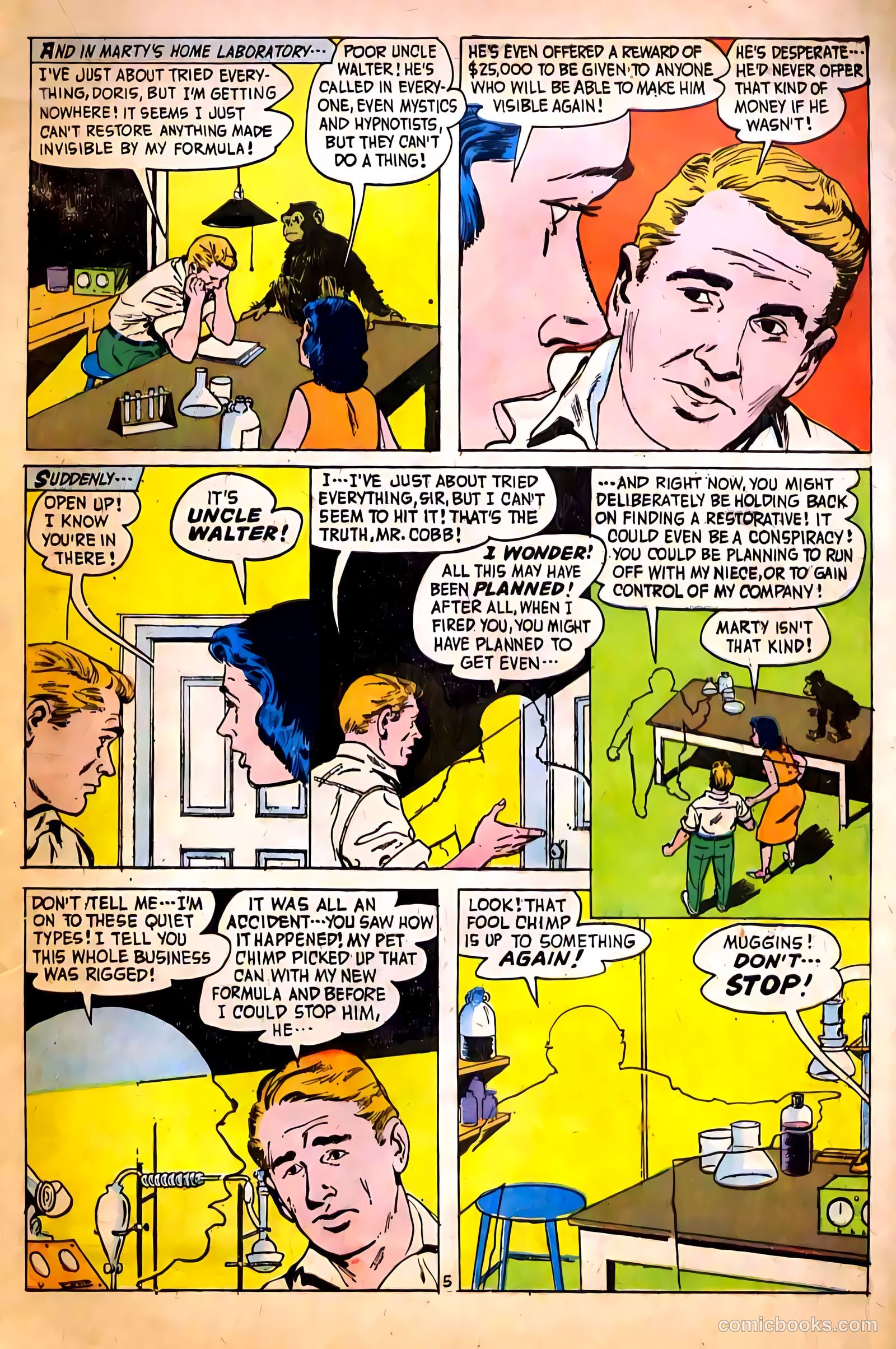 Midnight Mystery #1 (1961) — page 17 of 36