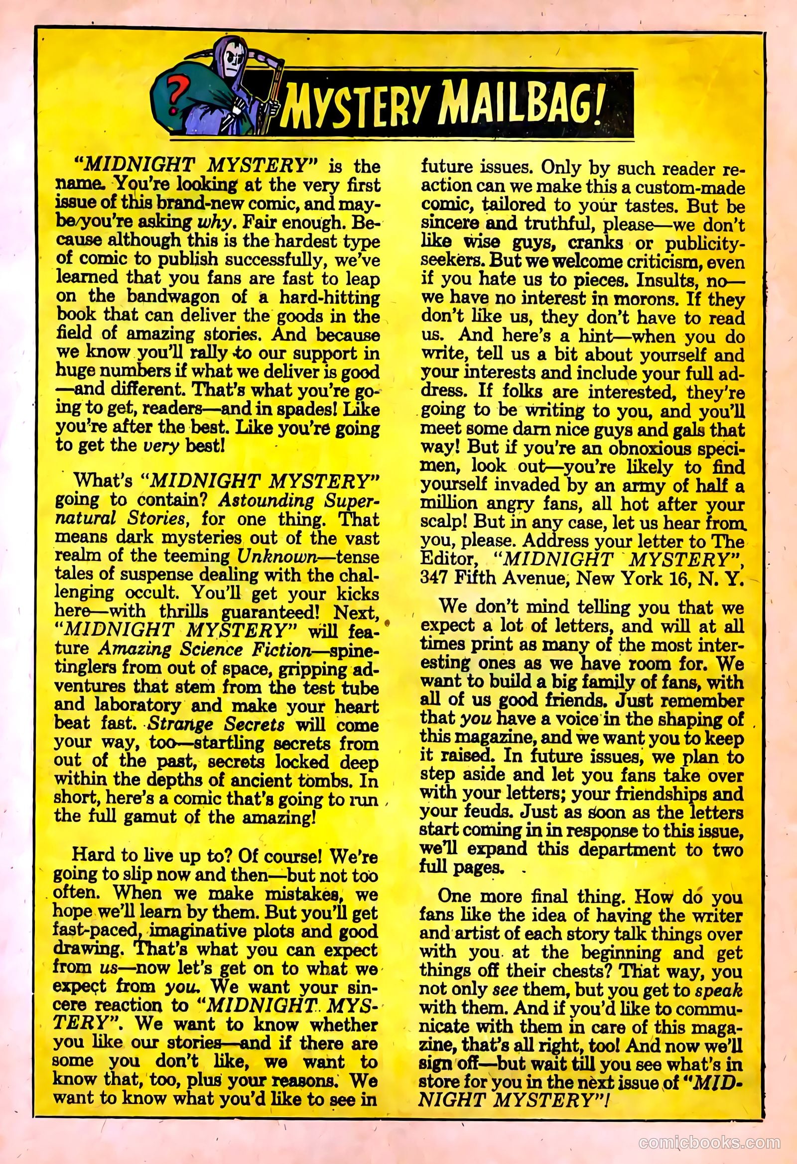 Midnight Mystery #1 (1961) — page 20 of 36