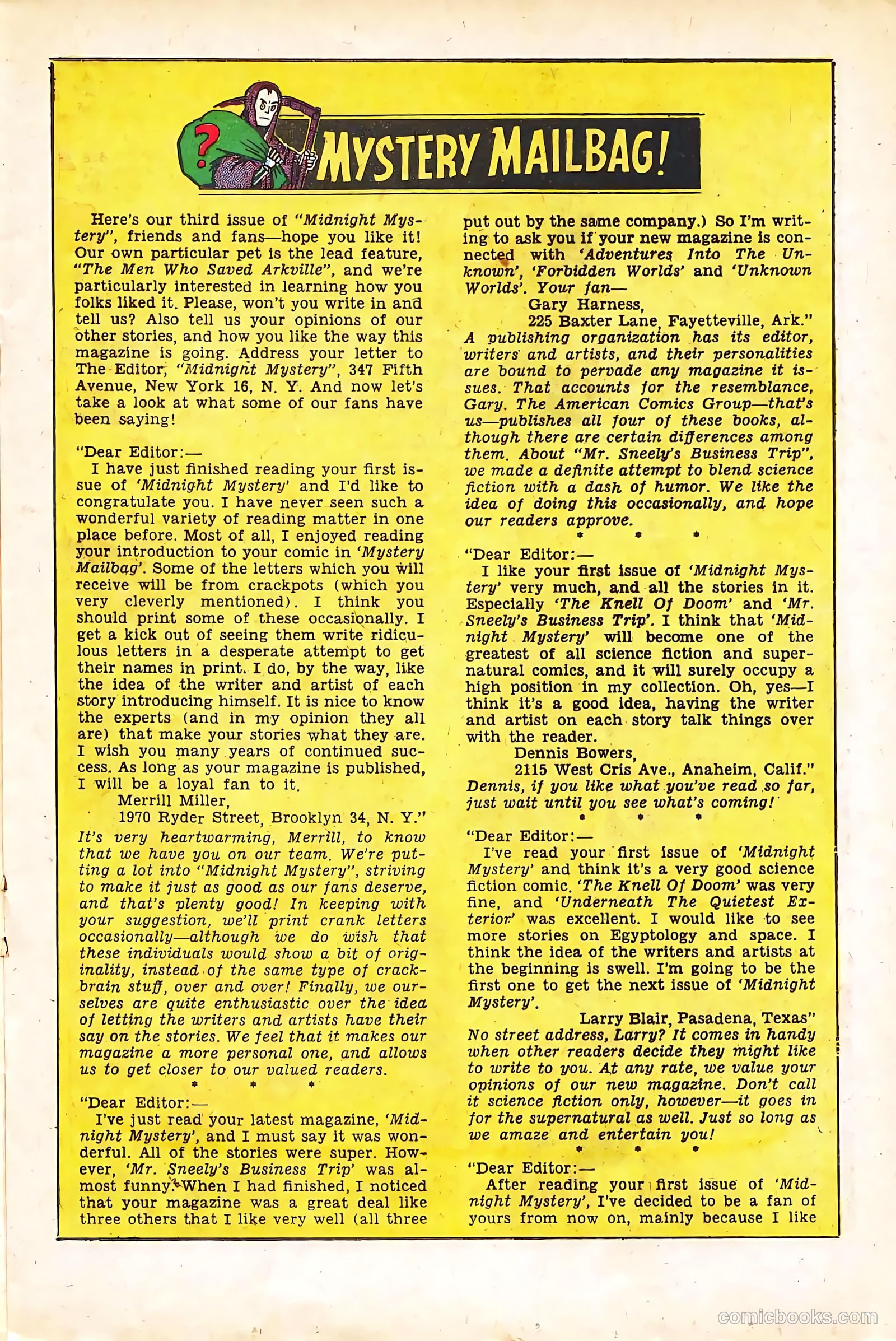 Midnight Mystery #3 (1961) — page 17 of 36