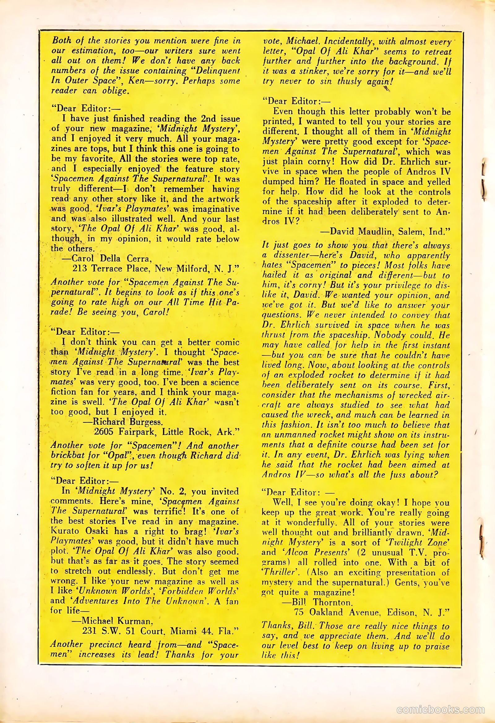 Midnight Mystery #4 (1961) — page 18 of 36