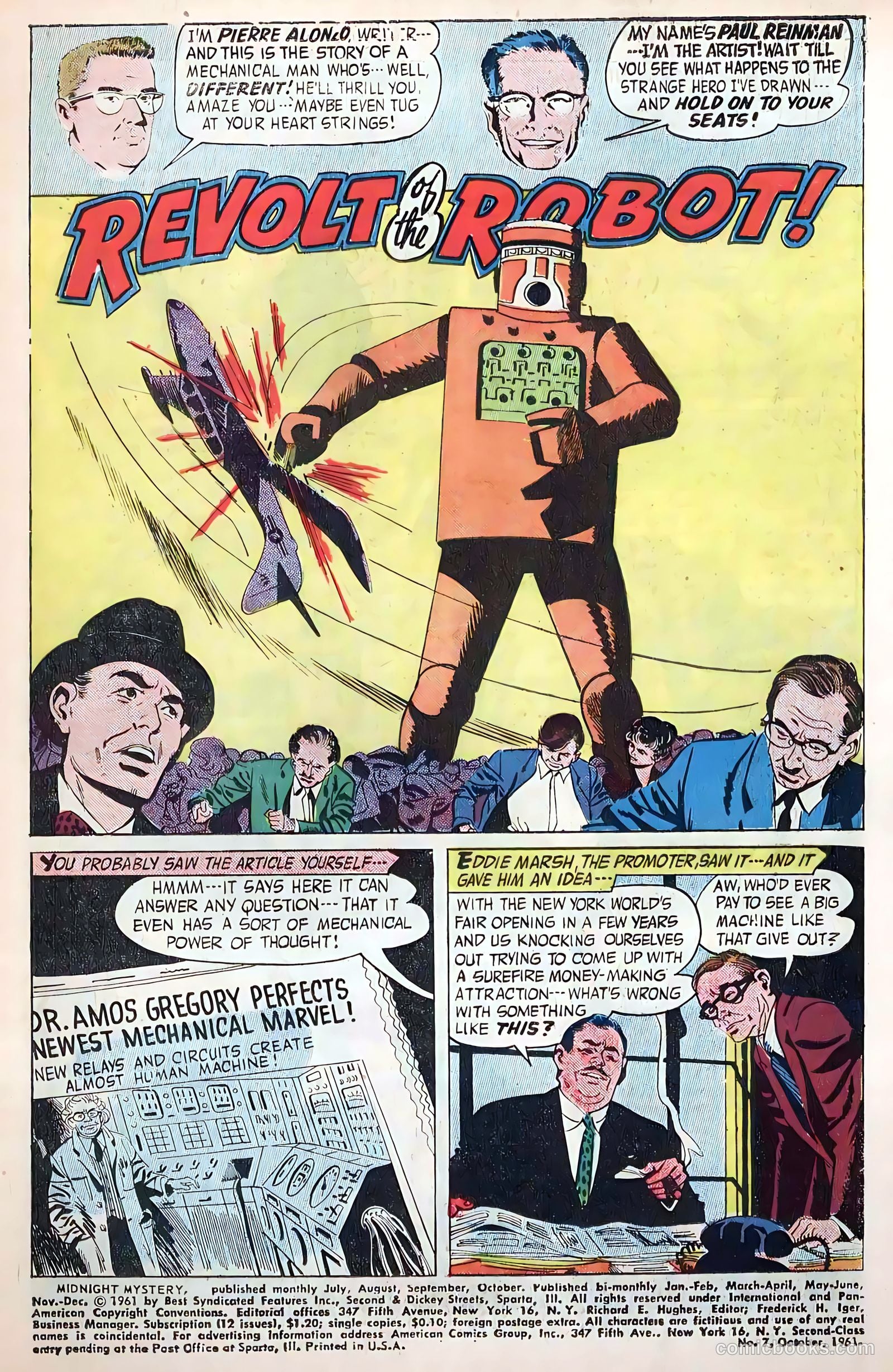 Midnight Mystery #7 (1961) — page 3 of 36