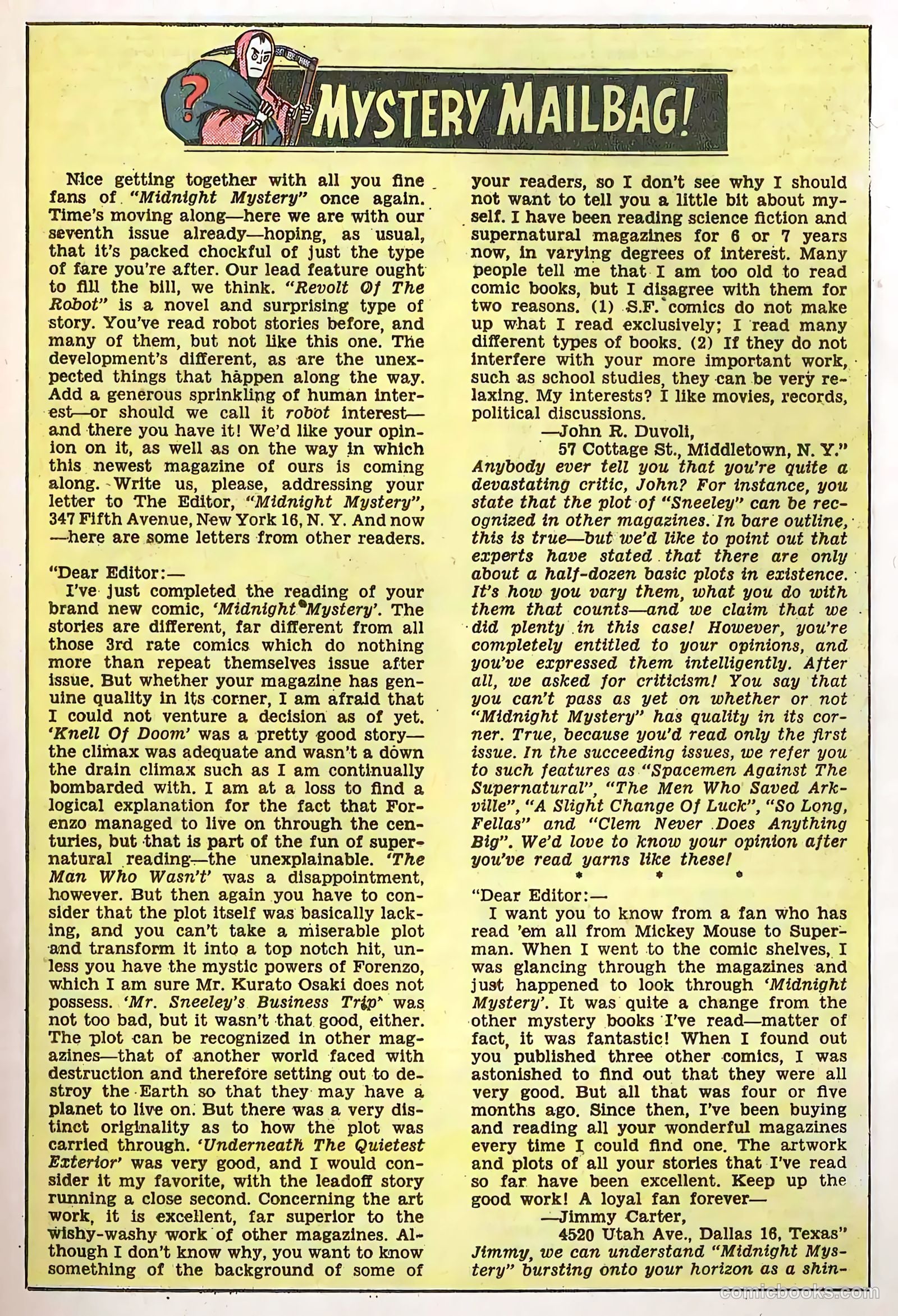 Midnight Mystery #7 (1961) — page 17 of 36