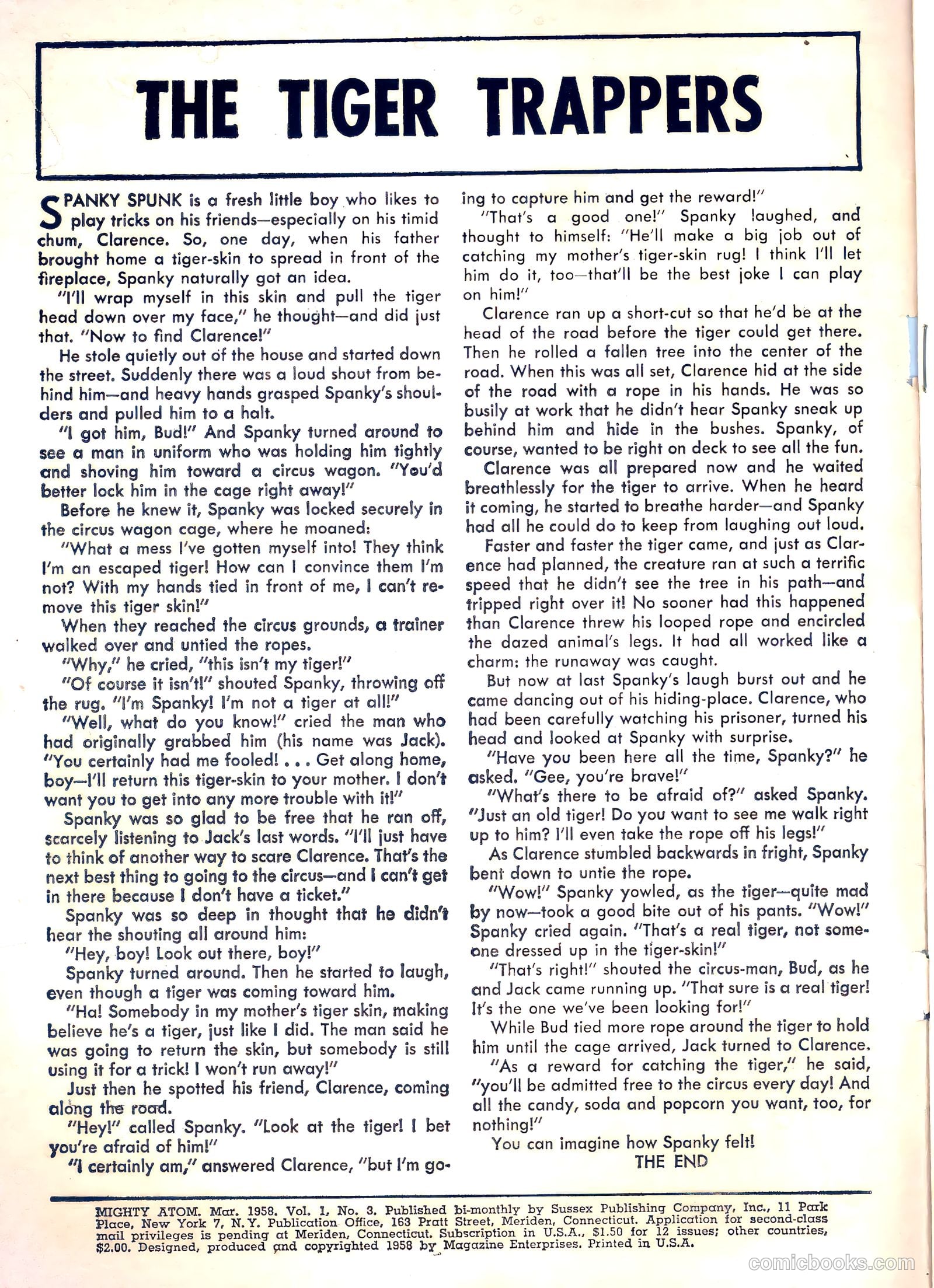 Mighty Atom #3 (1958) — page 2 of 36
