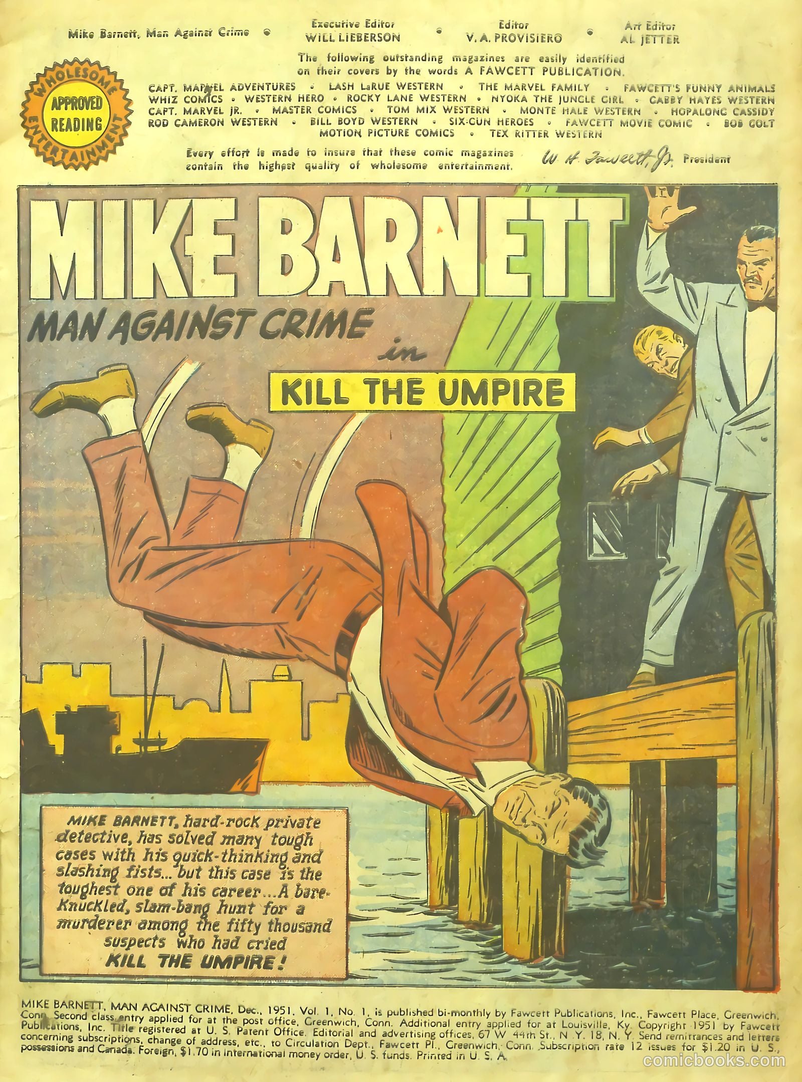 Mike Barnett, Man Against Crime #1 (1951) — page 3 of 36