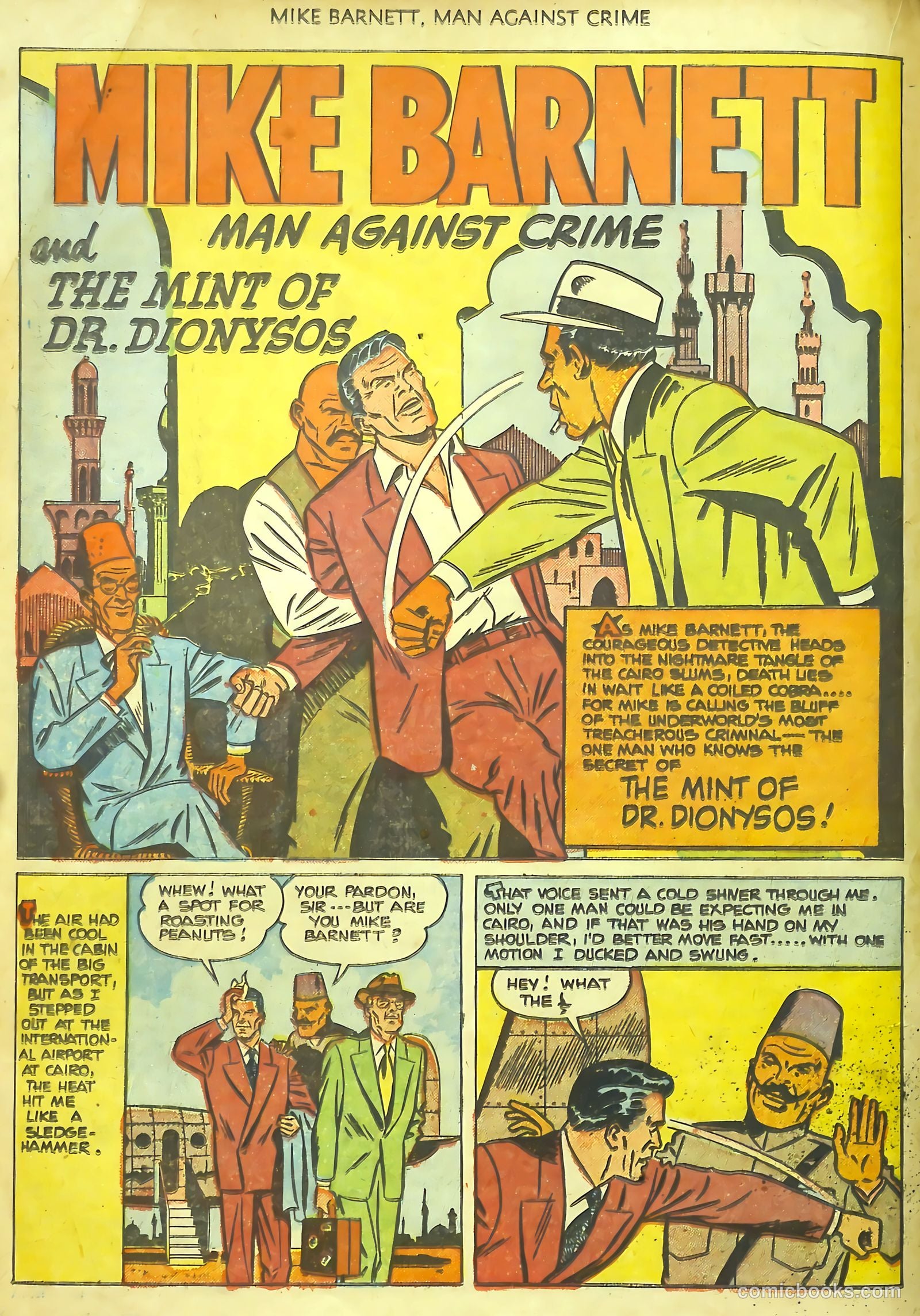 Mike Barnett, Man Against Crime #1 (1951) — page 18 of 36