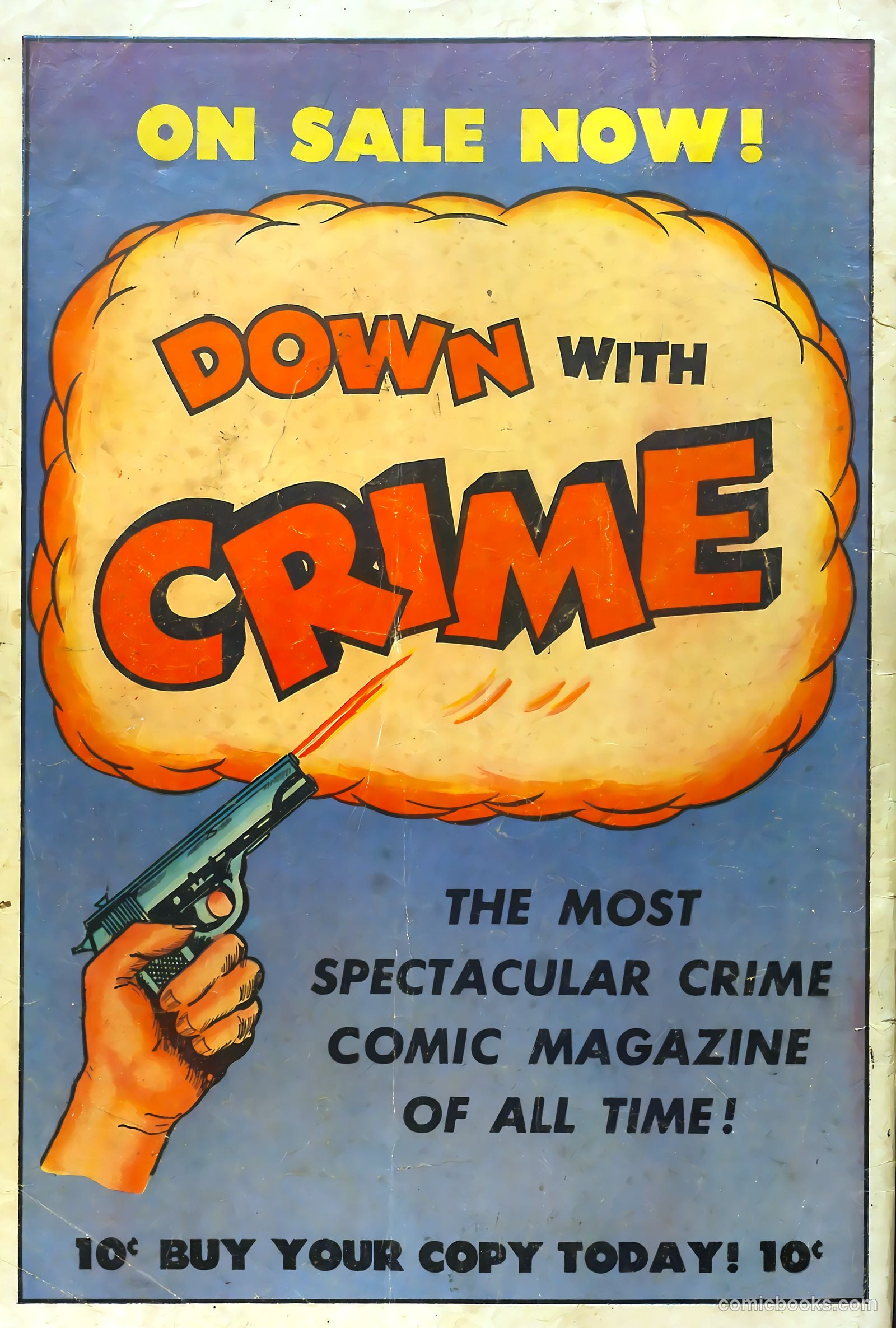 Mike Barnett, Man Against Crime #1 (1951) — page 36 of 36