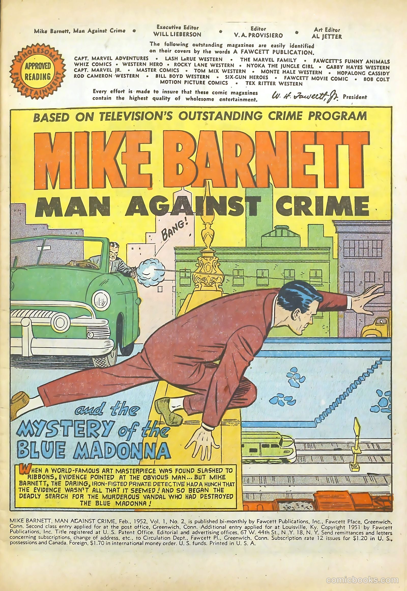 Mike Barnett, Man Against Crime #2 (1952) — page 3 of 36