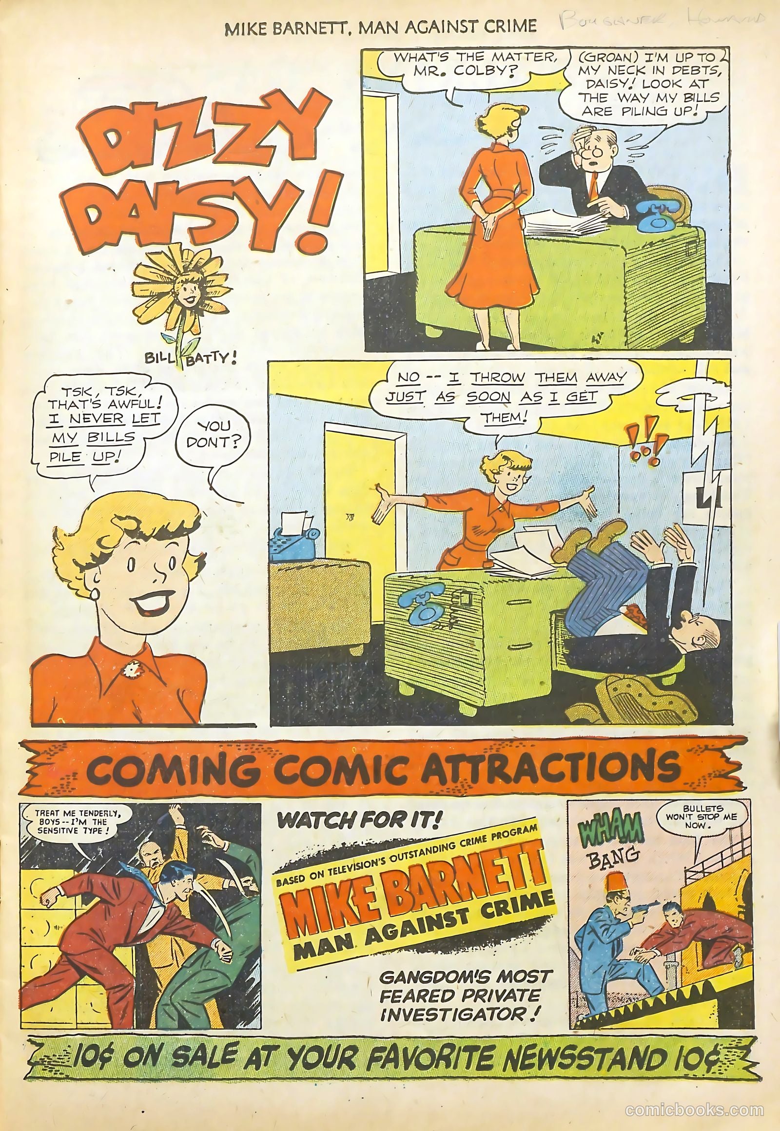 Mike Barnett, Man Against Crime #2 (1952) — page 15 of 36