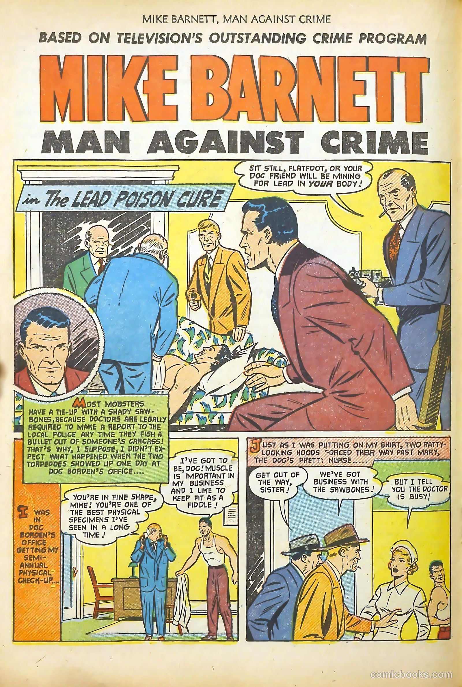 Mike Barnett, Man Against Crime #2 (1952) — page 18 of 36