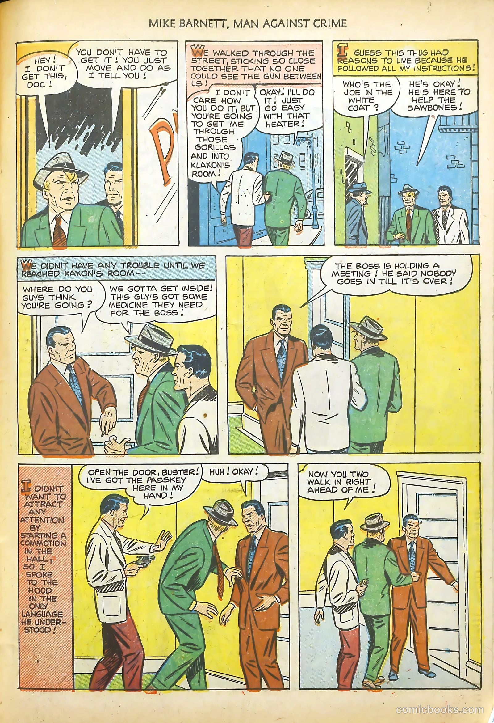 Mike Barnett, Man Against Crime #2 (1952) — page 27 of 36