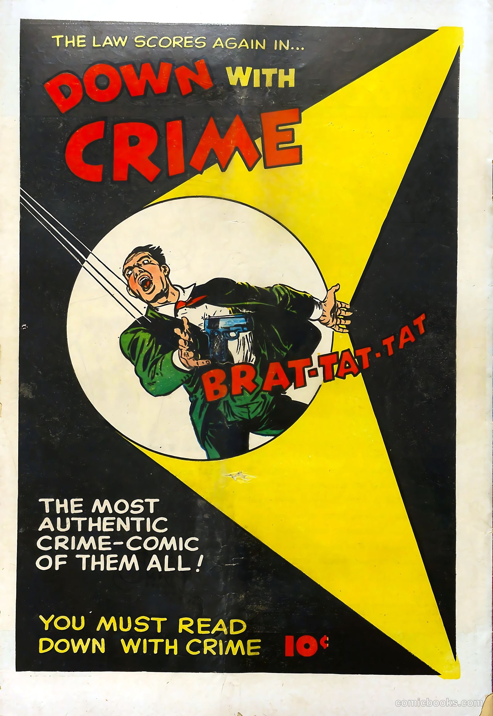 Mike Barnett, Man Against Crime #2 (1952) — page 36 of 36