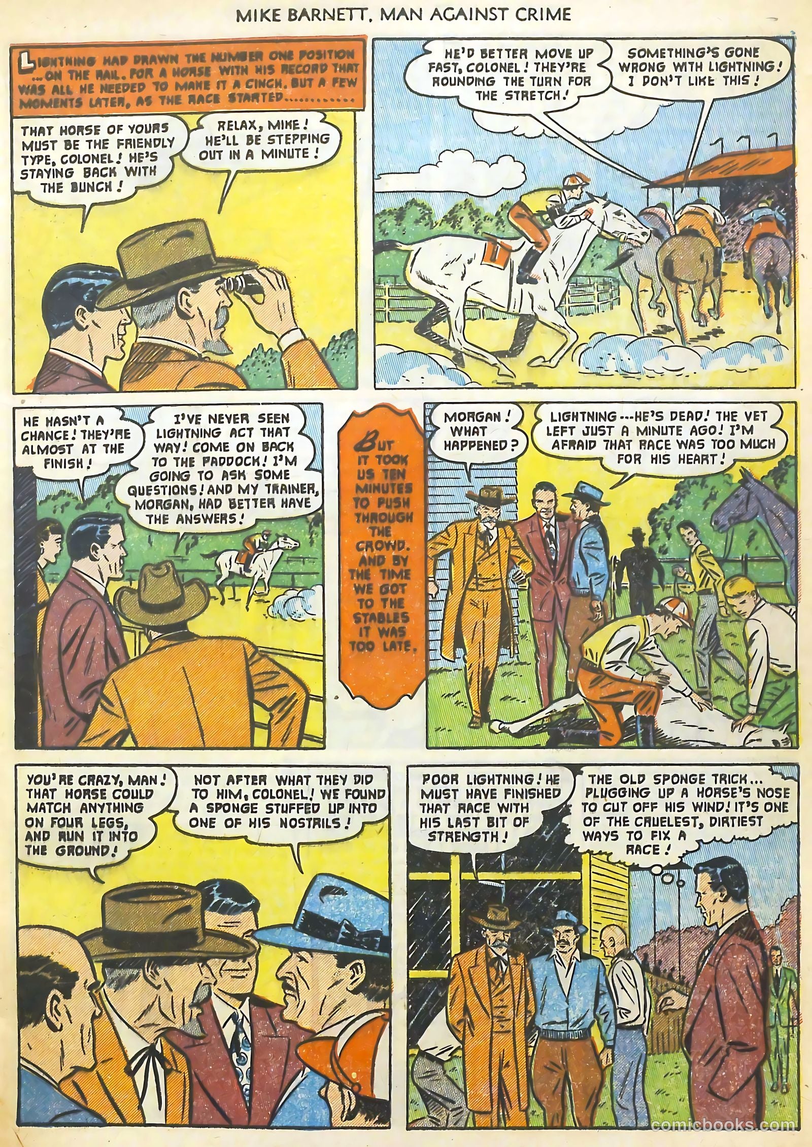 Mike Barnett, Man Against Crime #3 (1952) — page 5 of 36
