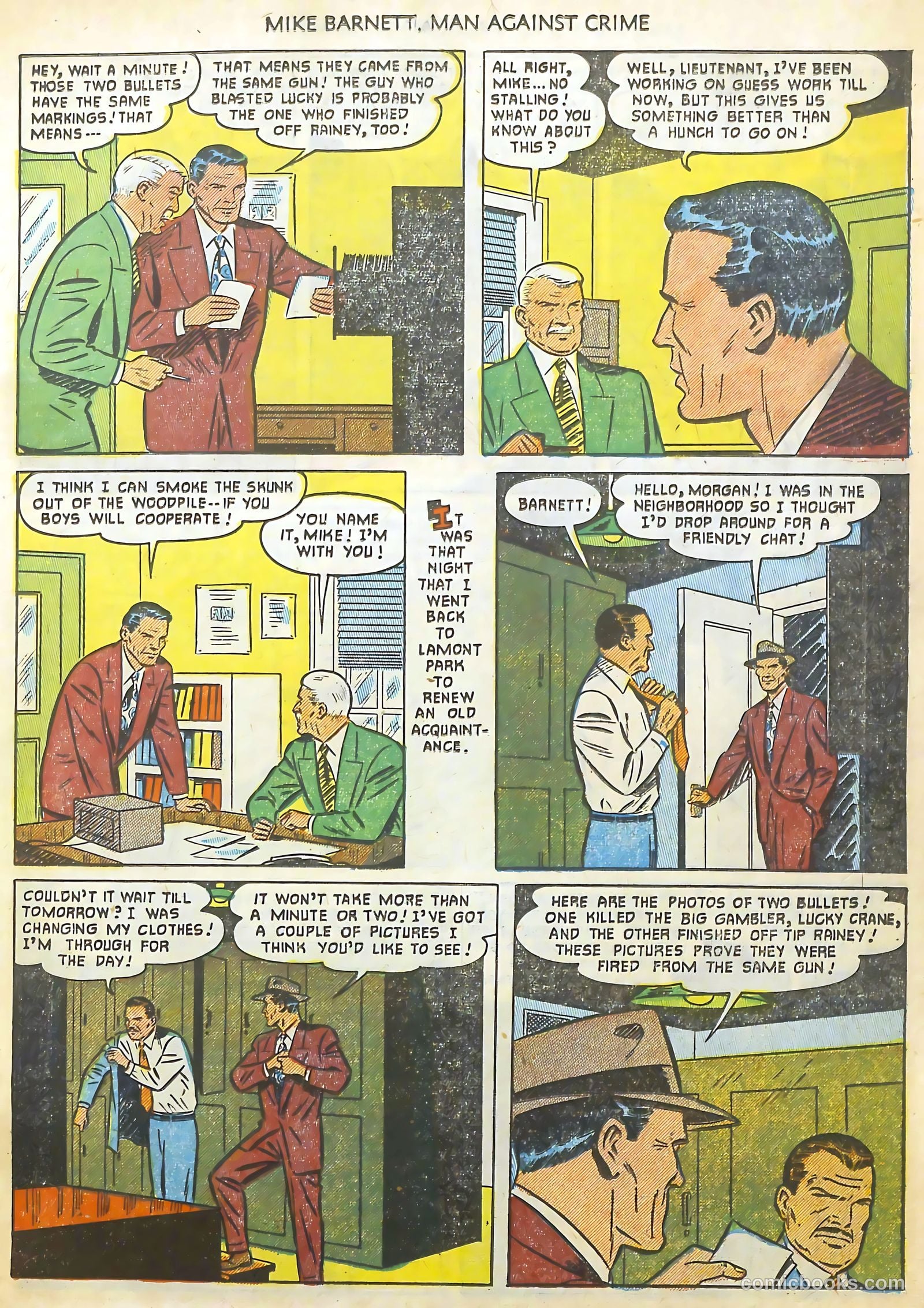Mike Barnett, Man Against Crime #3 (1952) — page 11 of 36