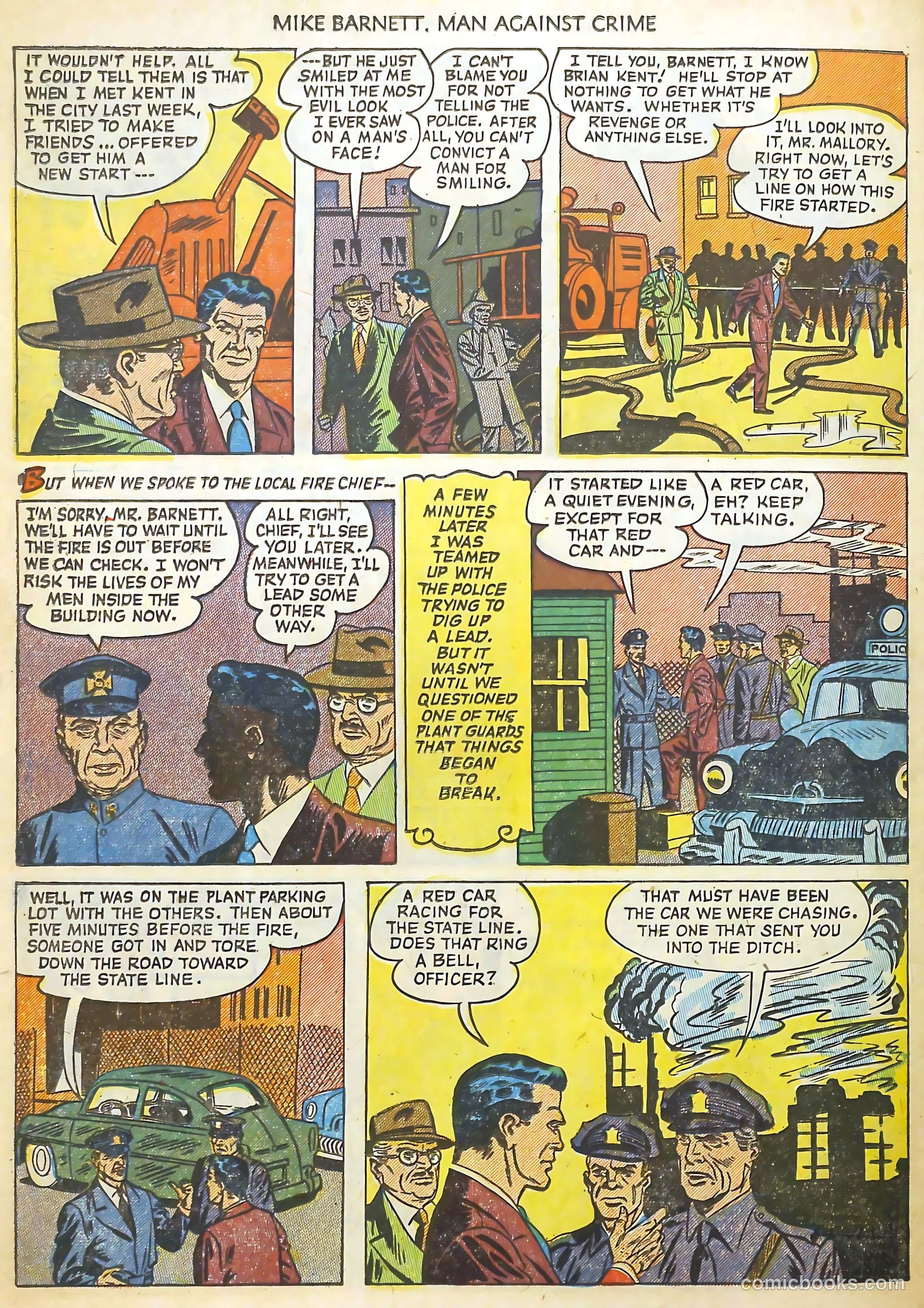 Mike Barnett, Man Against Crime #3 (1952) — page 26 of 36