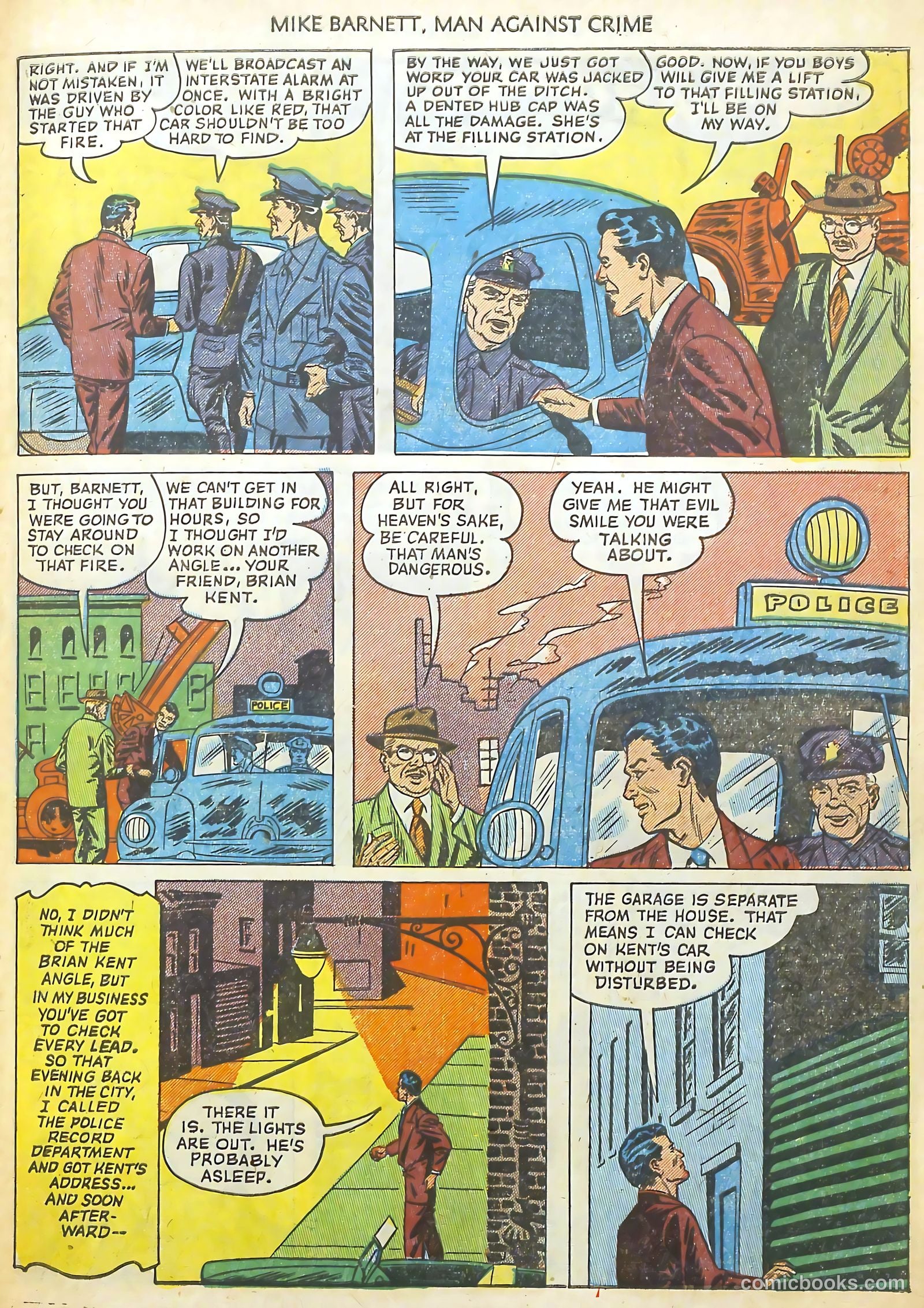 Mike Barnett, Man Against Crime #3 (1952) — page 27 of 36