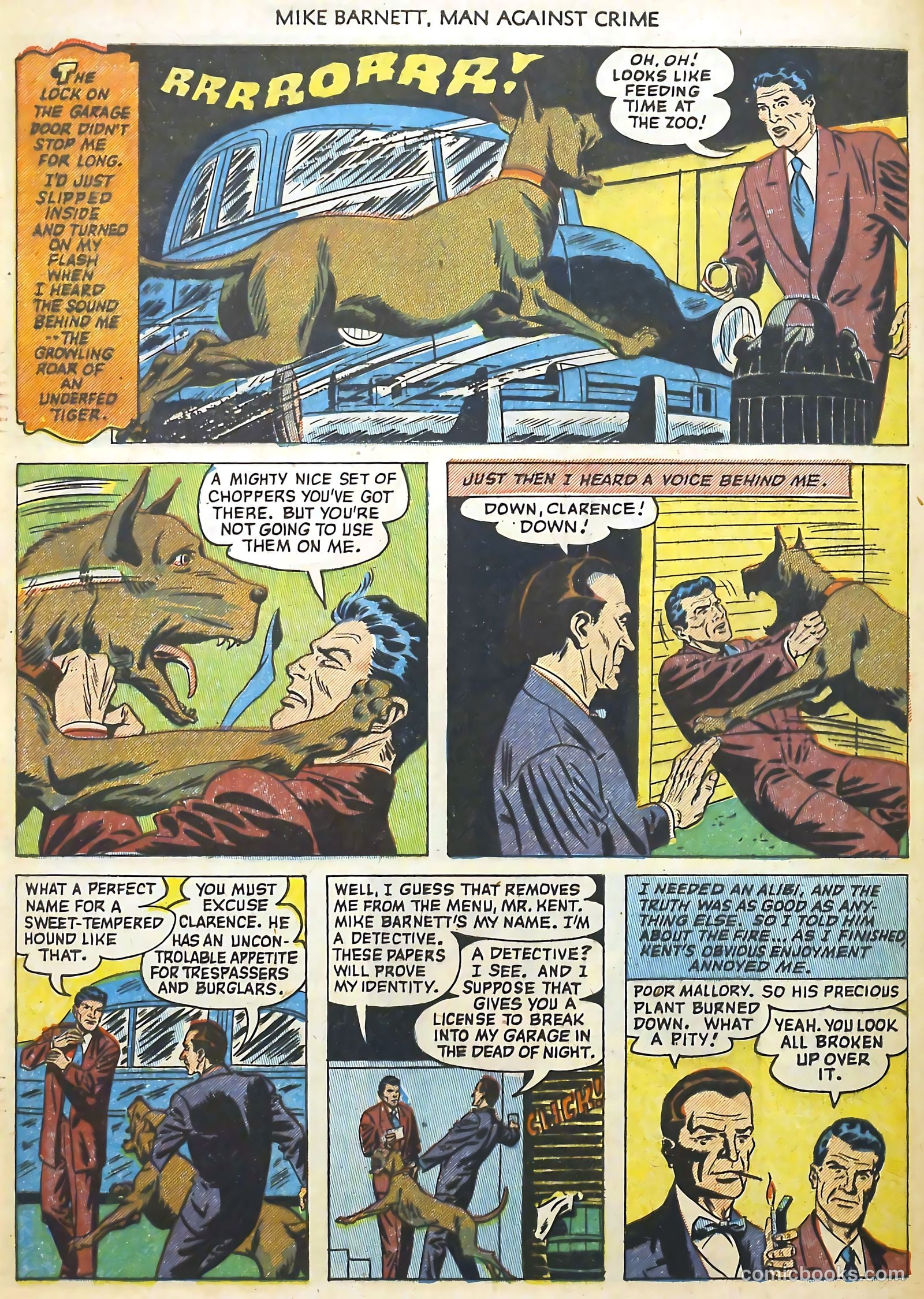 Mike Barnett, Man Against Crime #3 (1952) — page 28 of 36