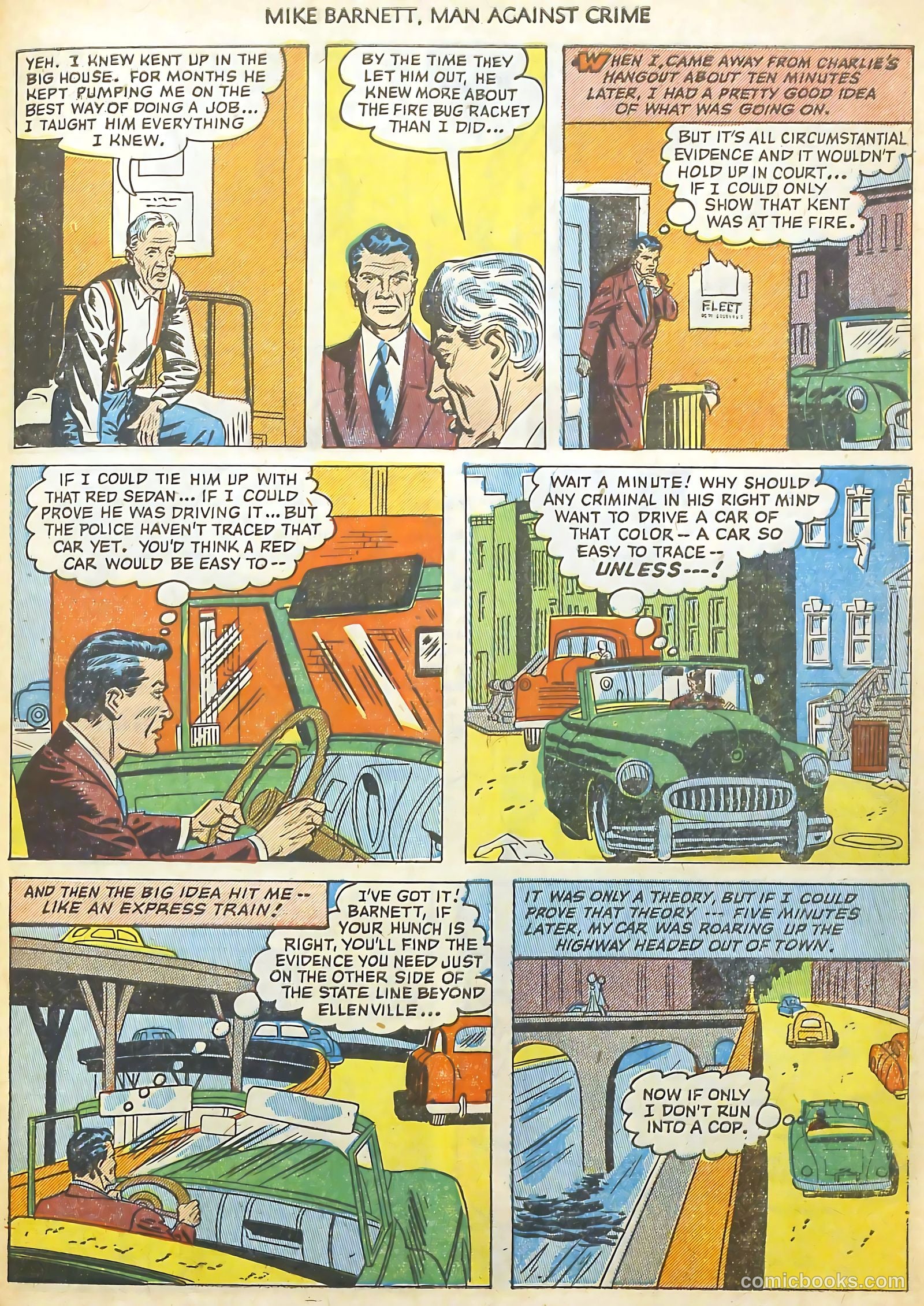 Mike Barnett, Man Against Crime #3 (1952) — page 31 of 36