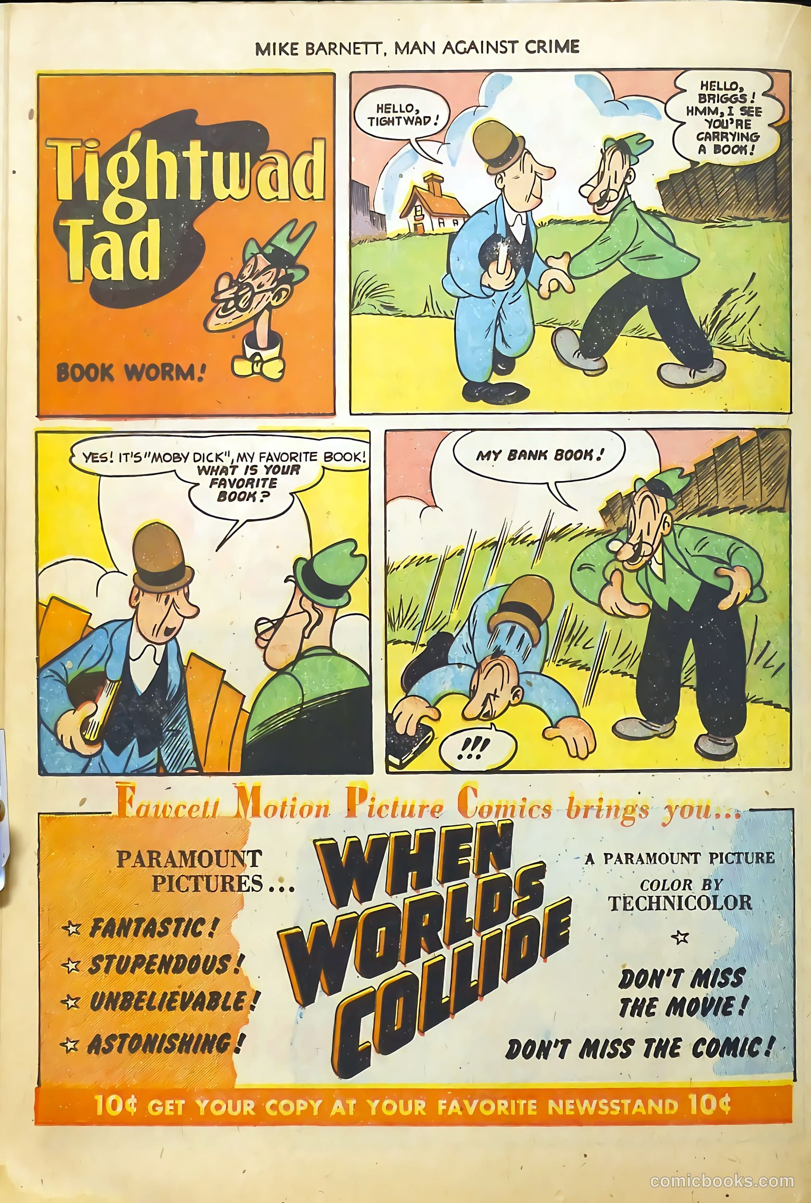 Mike Barnett, Man Against Crime #4 (1952) — page 16 of 36