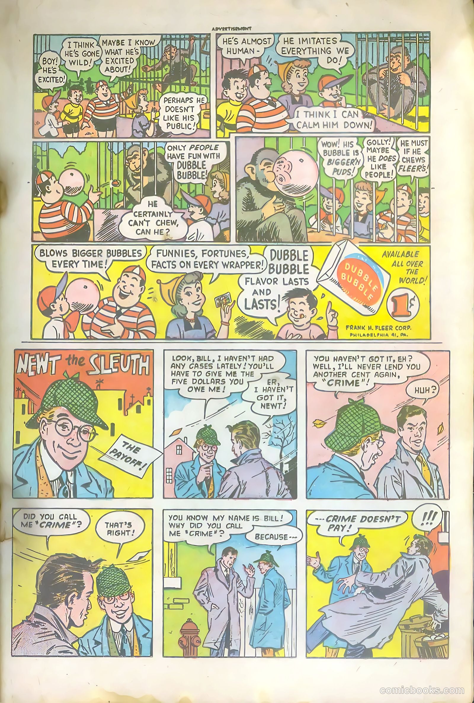 Mike Barnett, Man Against Crime #6 (1952) — page 15 of 36