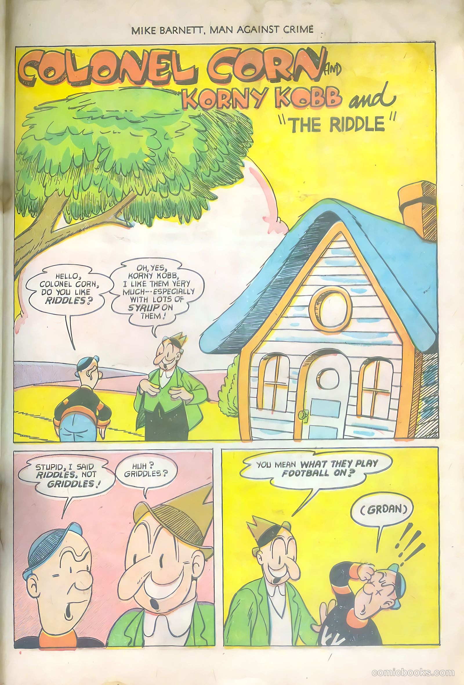 Mike Barnett, Man Against Crime #6 (1952) — page 29 of 36