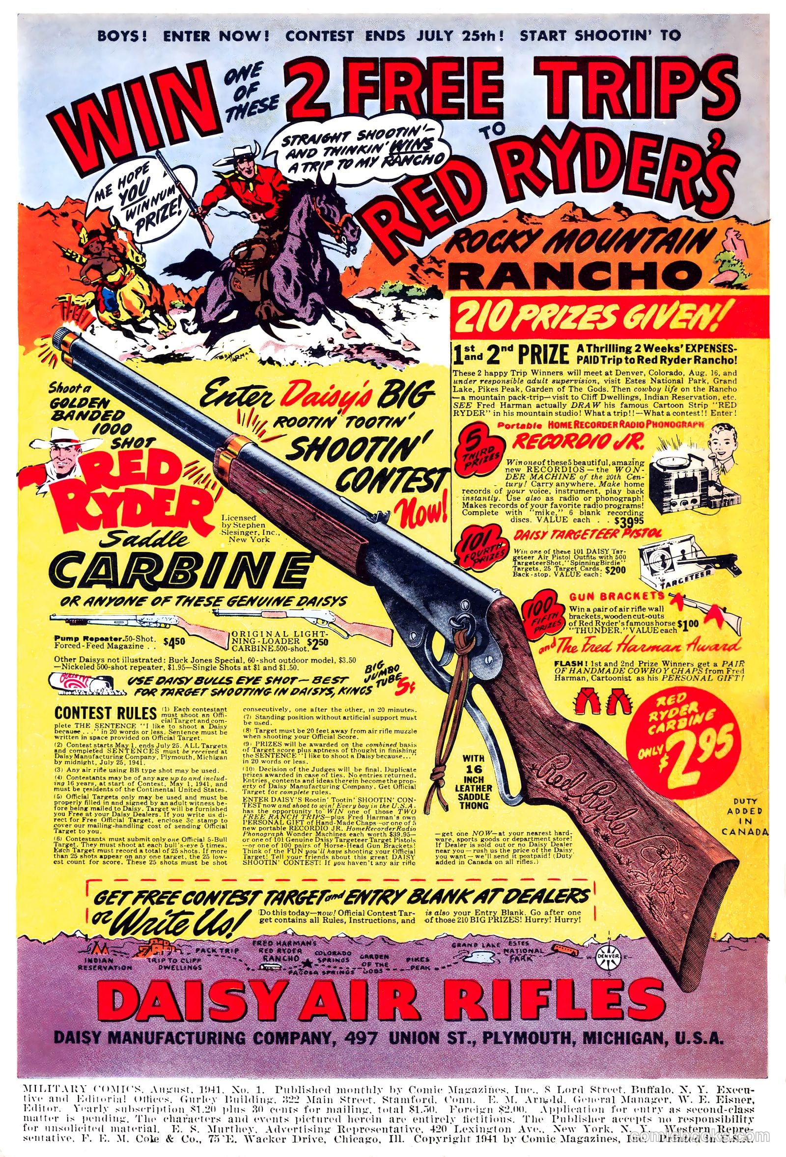 Military Comics #1 (1941) — page 2 of 68