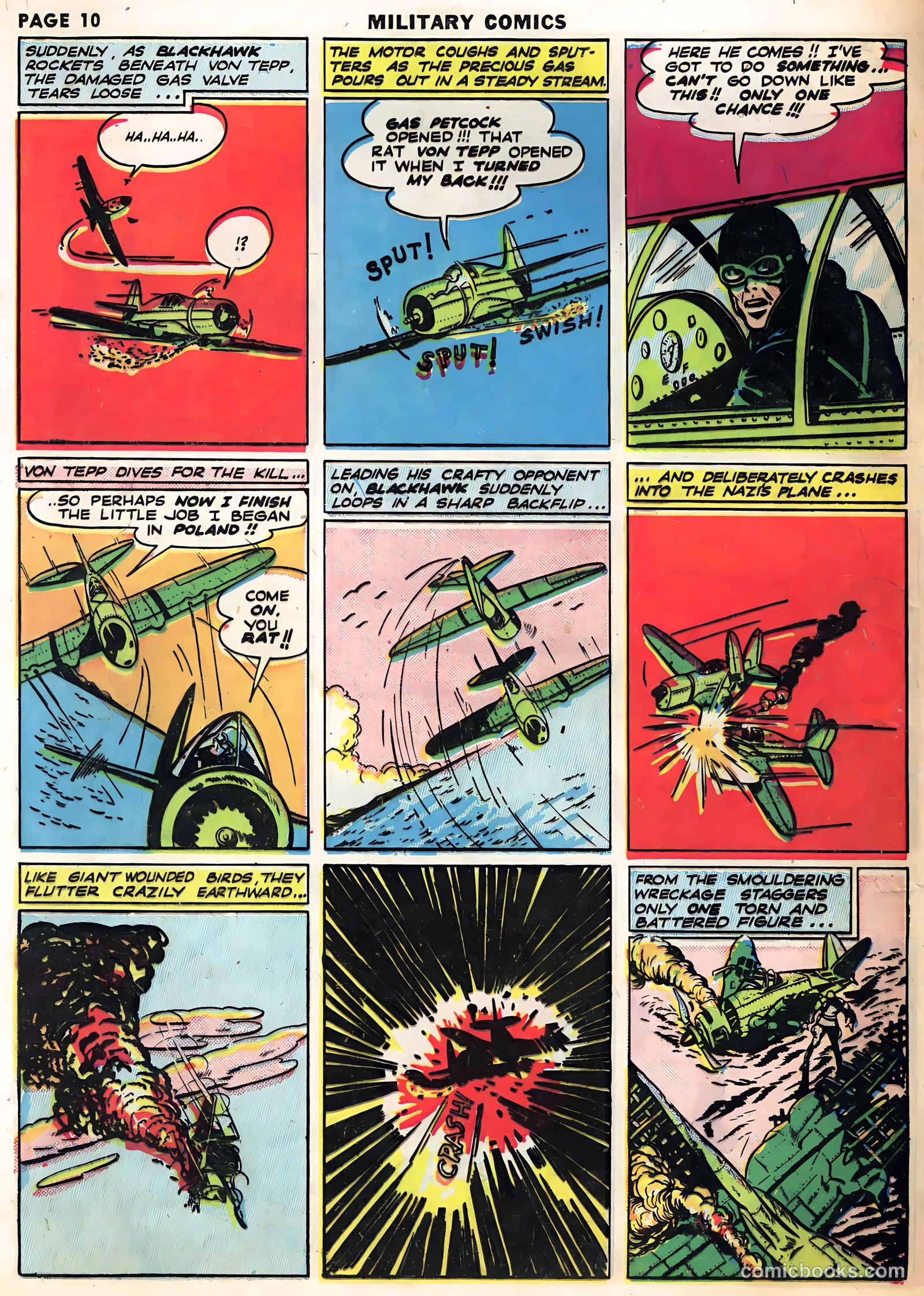 Military Comics #1 (1941) — page 12 of 68