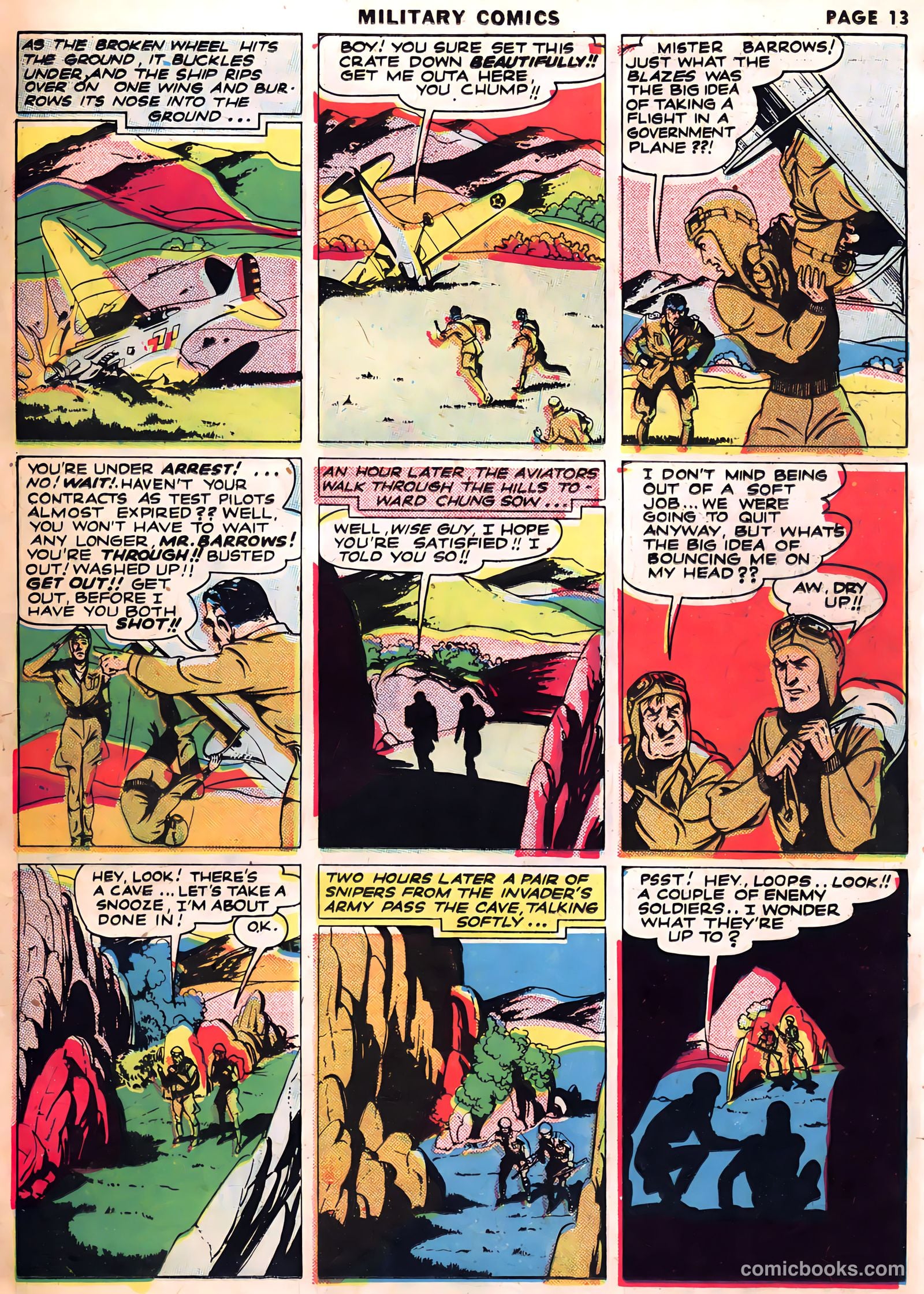 Military Comics #1 (1941) — page 15 of 68