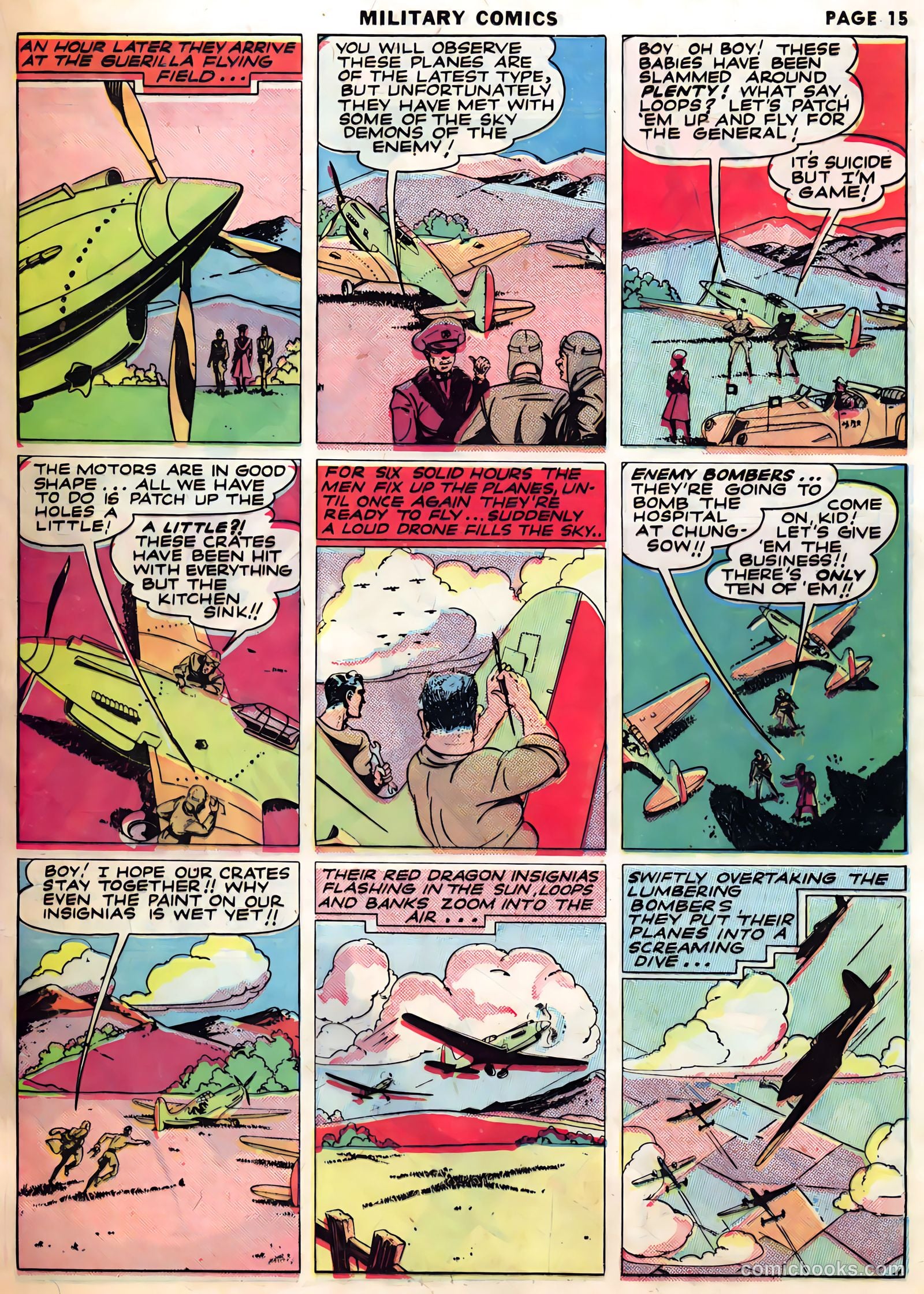 Military Comics #1 (1941) — page 17 of 68