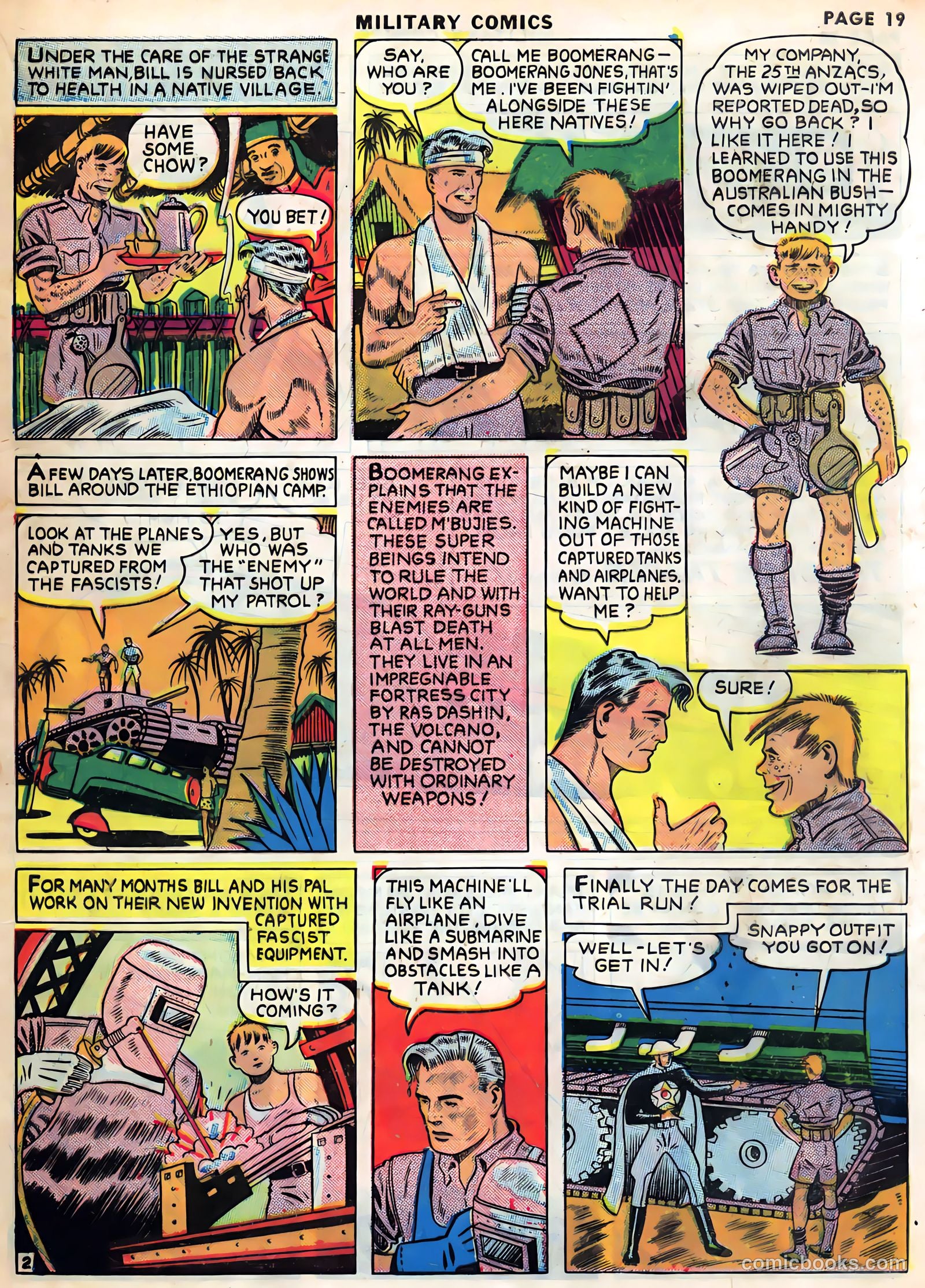Military Comics #1 (1941) — page 21 of 68