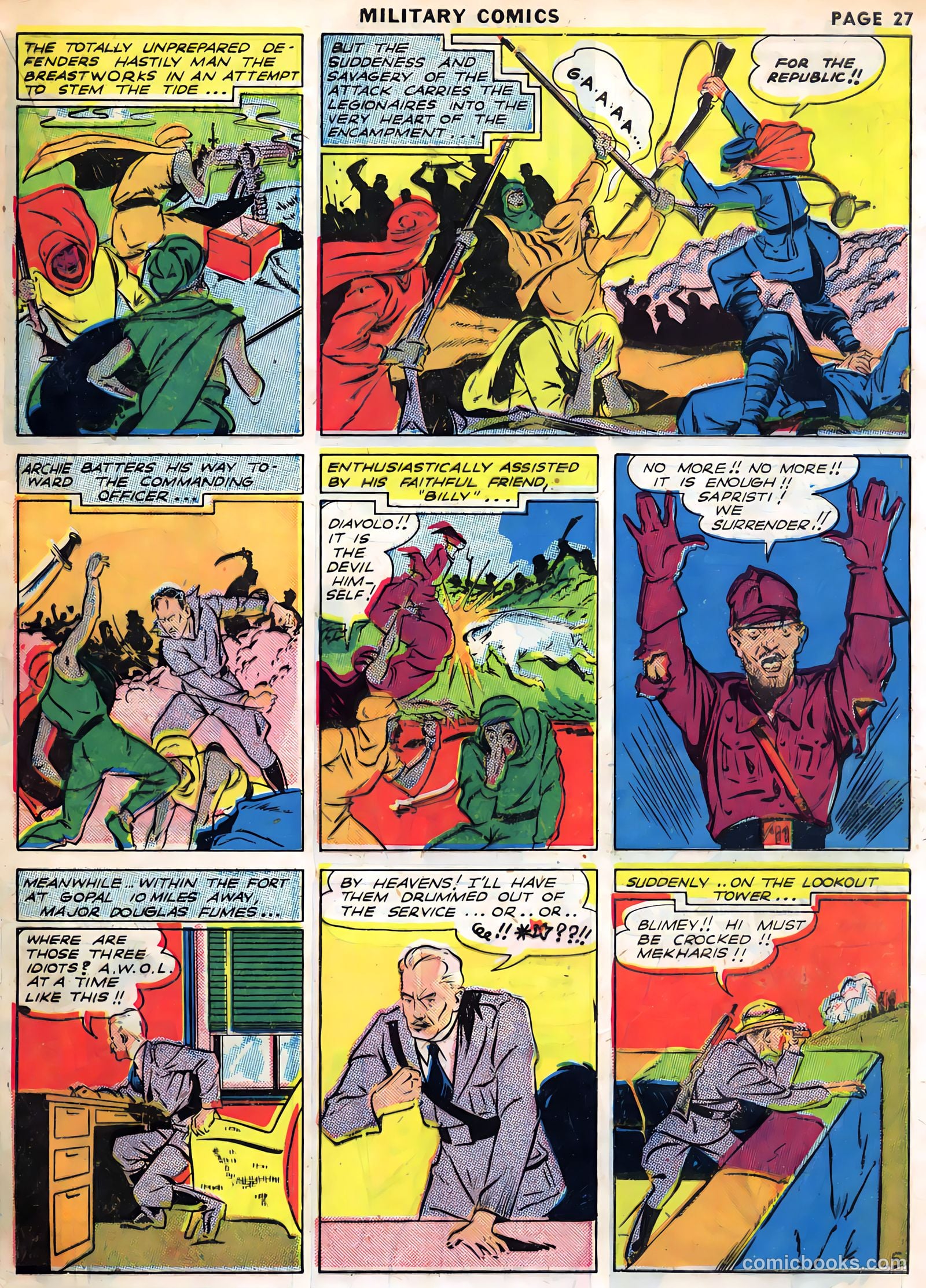 Military Comics #1 (1941) — page 29 of 68