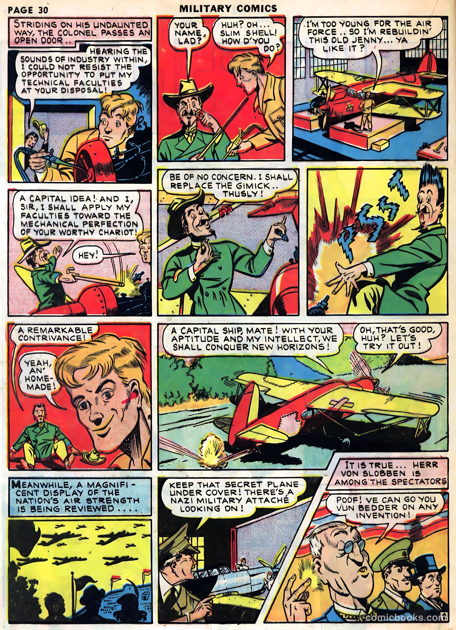 Military Comics #1 (1941) — page 32 of 68