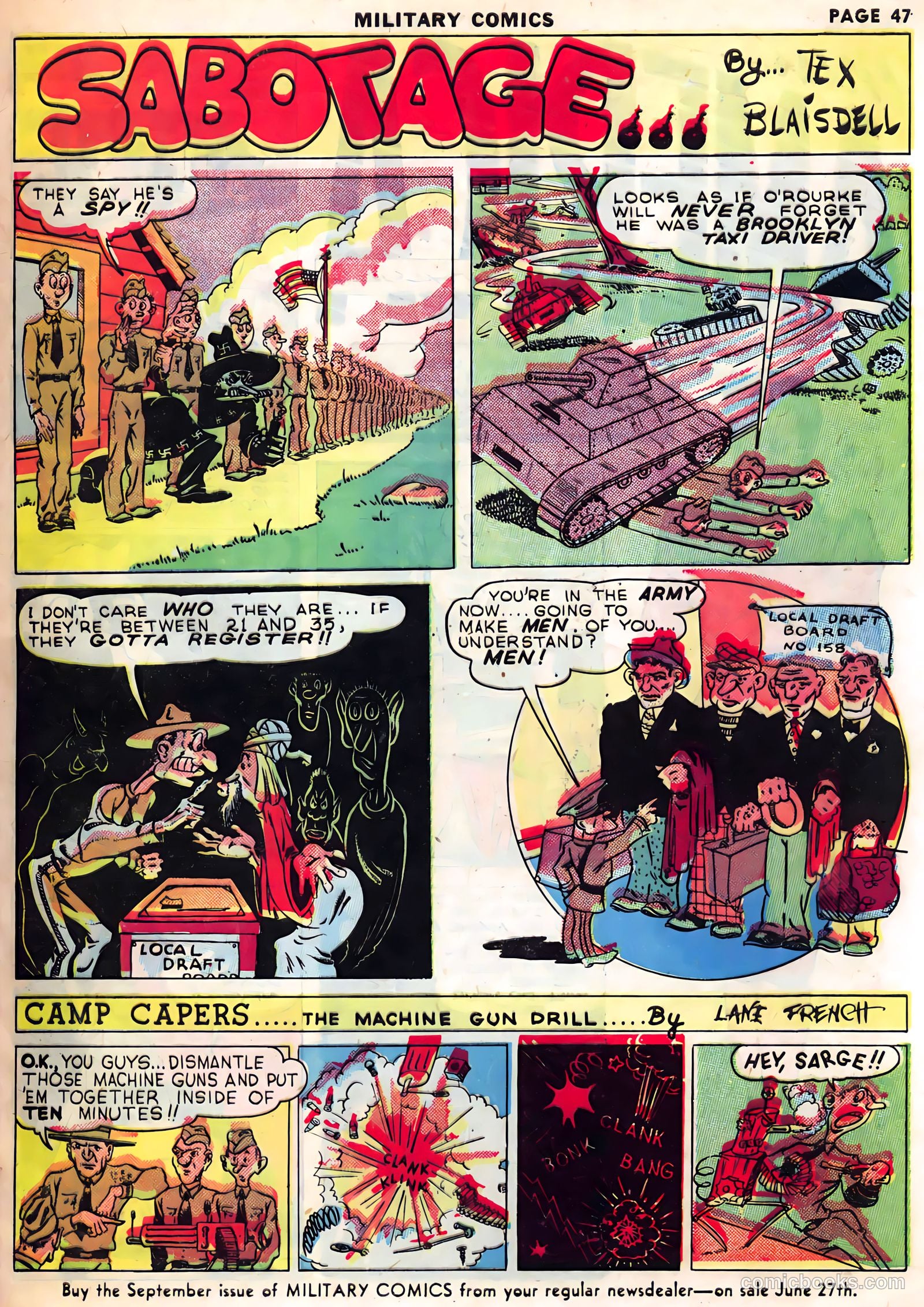 Military Comics #1 (1941) — page 49 of 68