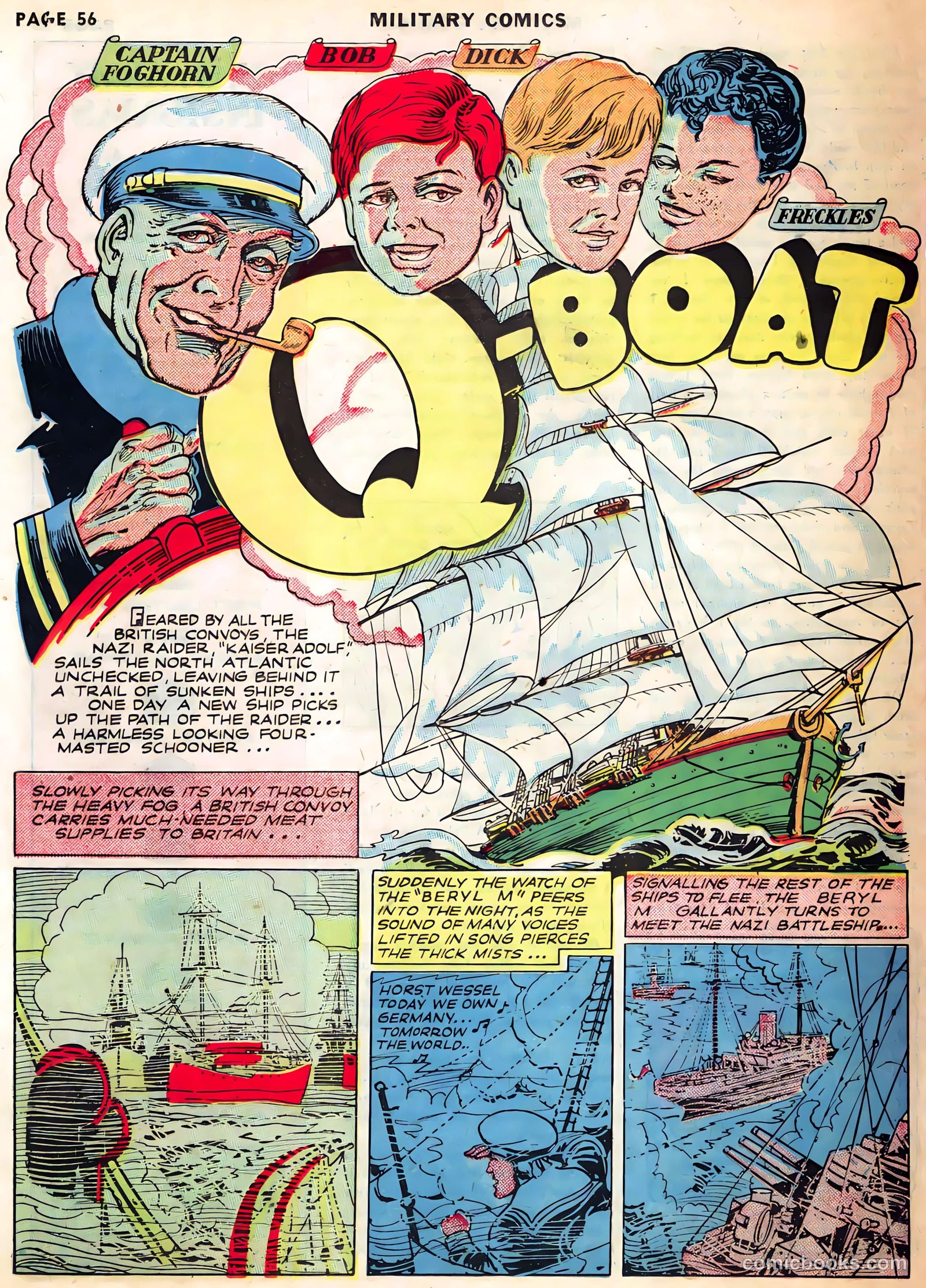 Military Comics #1 (1941) — page 58 of 68